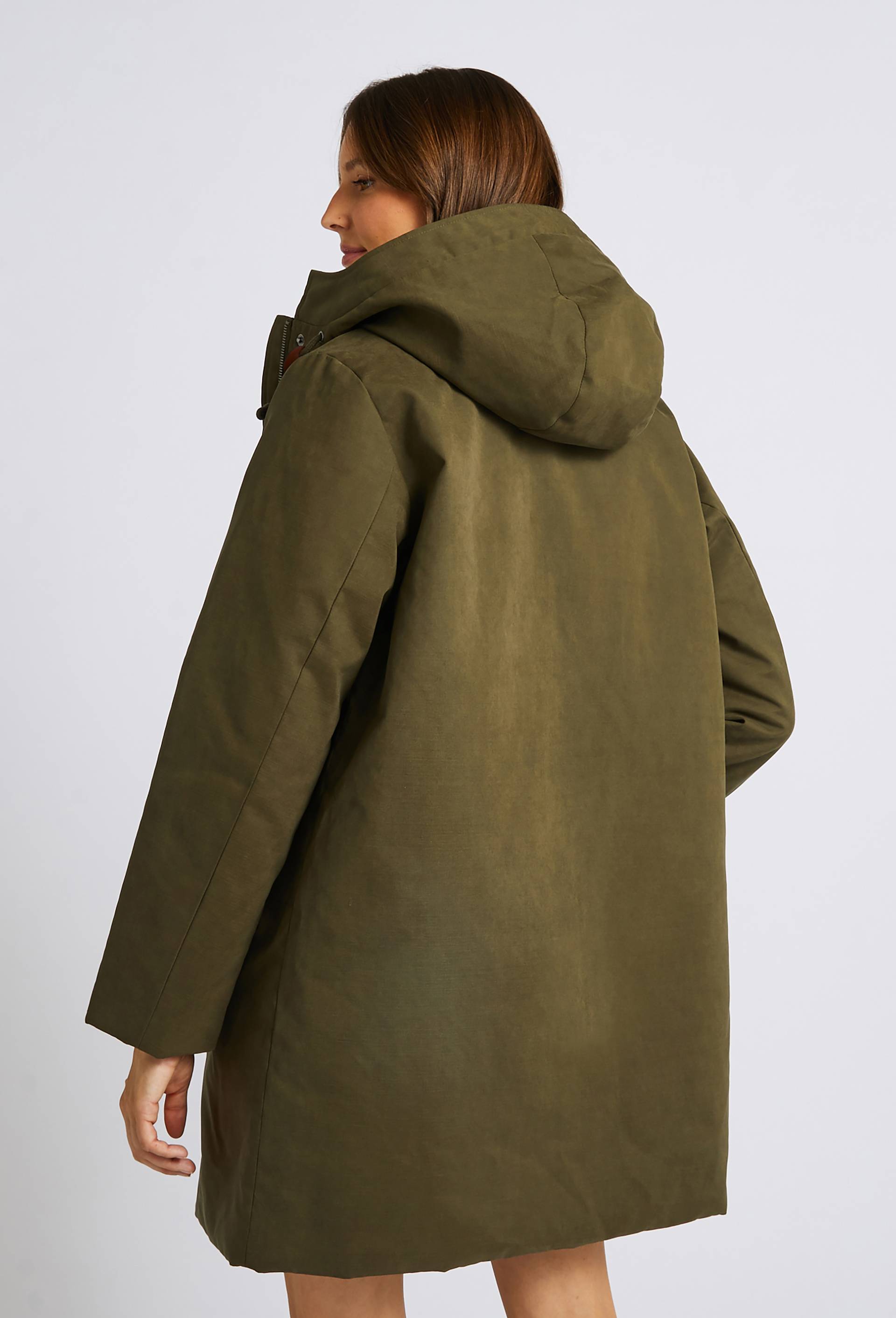 Parka doublure sherpa, Vert foncé, large image number 1