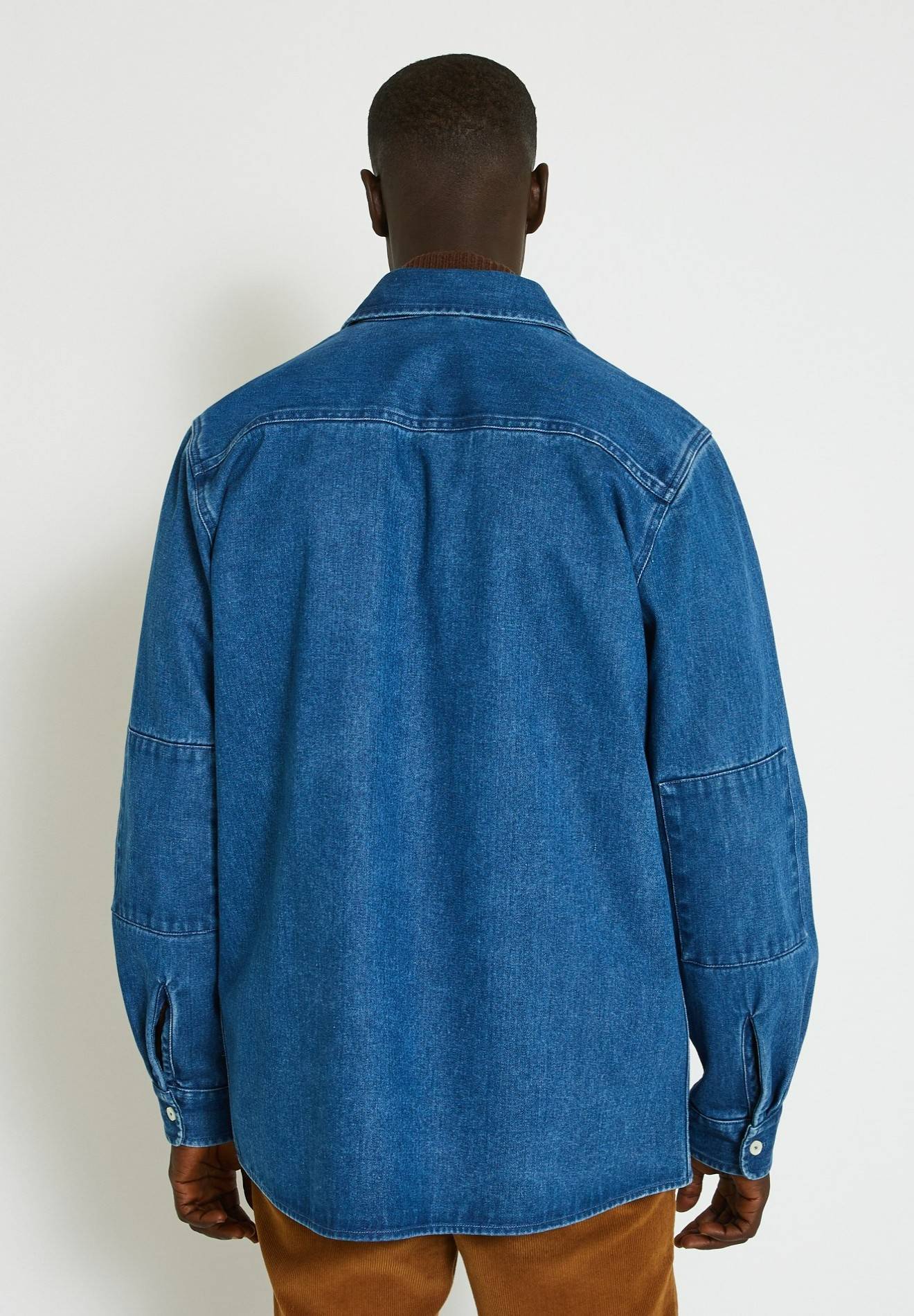 Surchemise en jean certifiée Oekotex, Bleu foncé, large image number 4.0