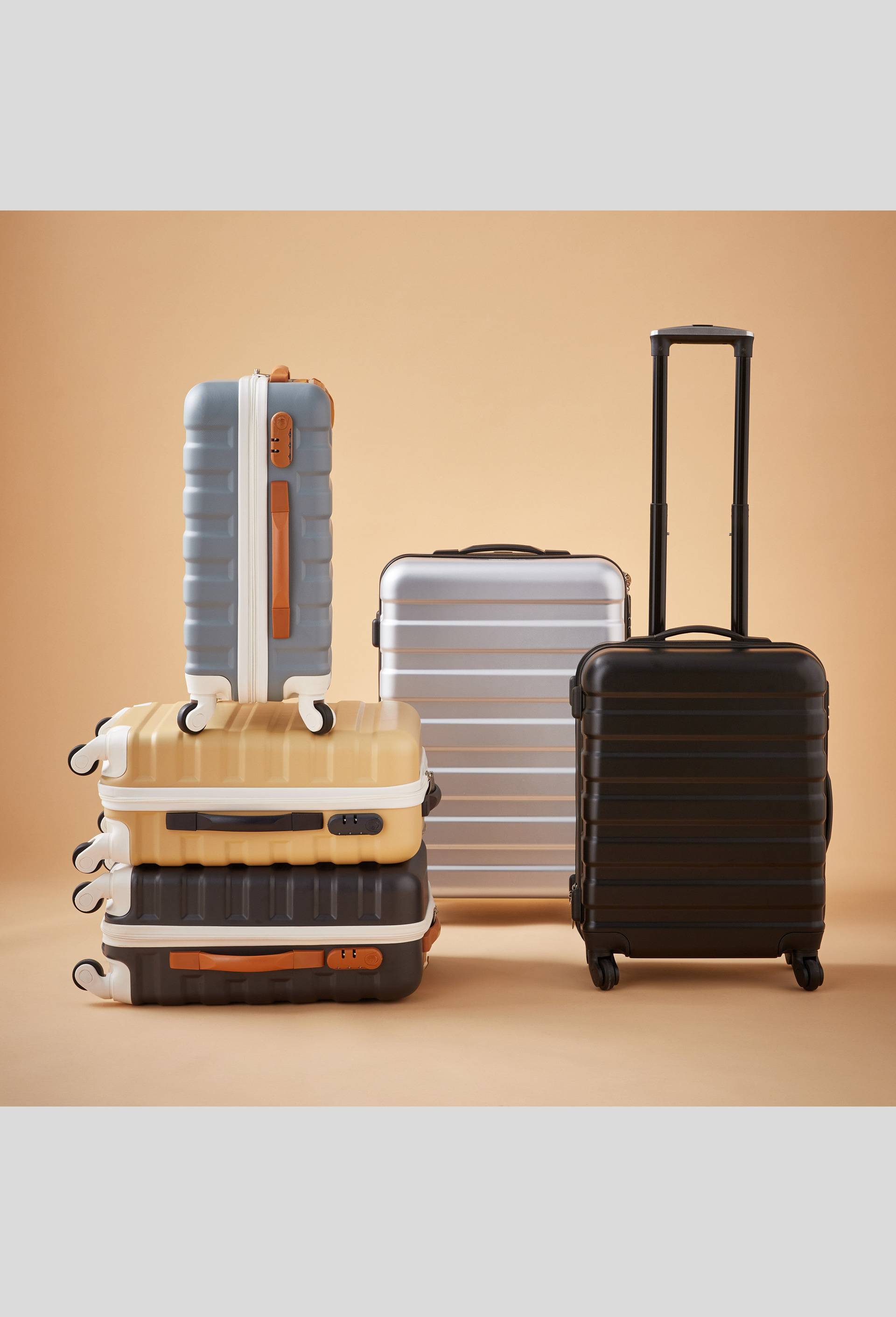 Valise cabine, 49cm, 4 roues, Vert foncé, large image number 2