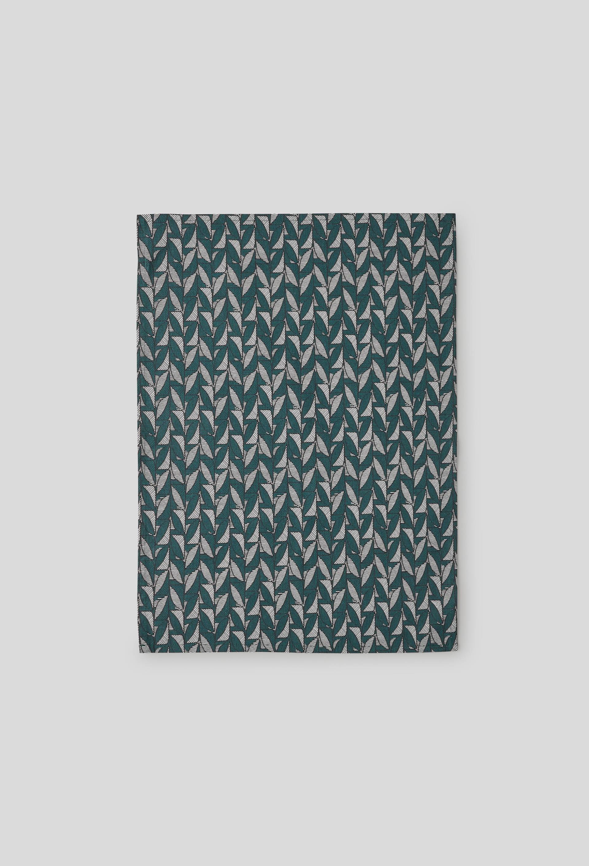 Torchon, 50x70cm, 100% coton, oekotex, Vert foncé, large image number 0