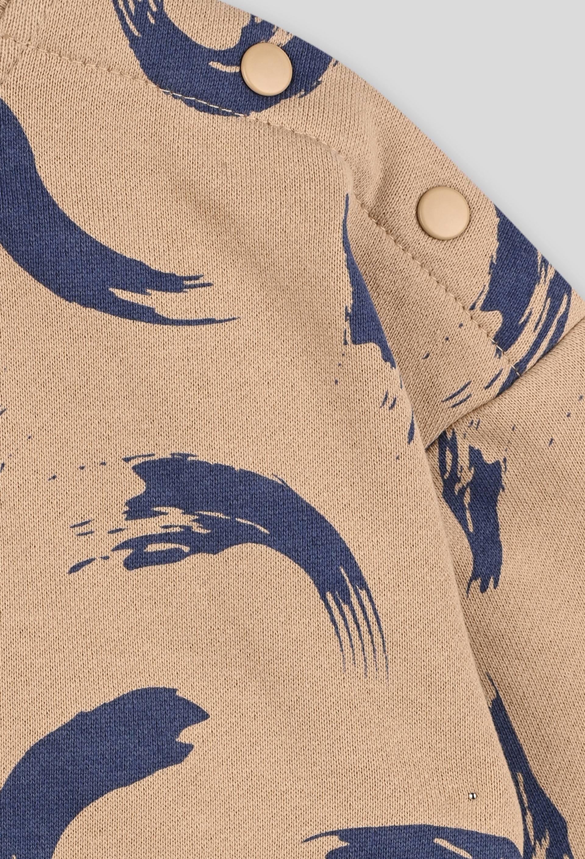 Sweat manches longues imprim{, Beige, large image number 2