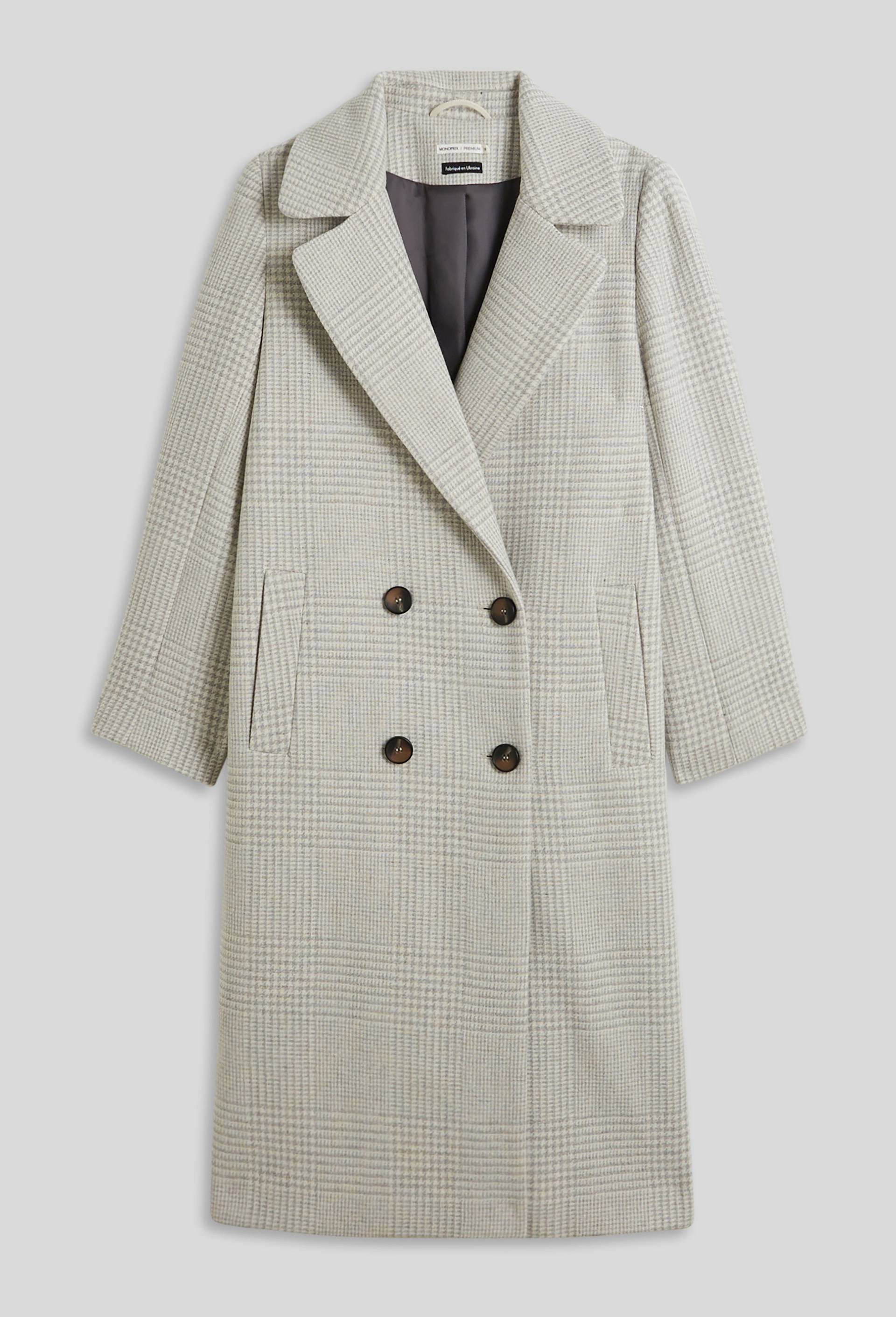 Manteau long, Ecru, large image number 2