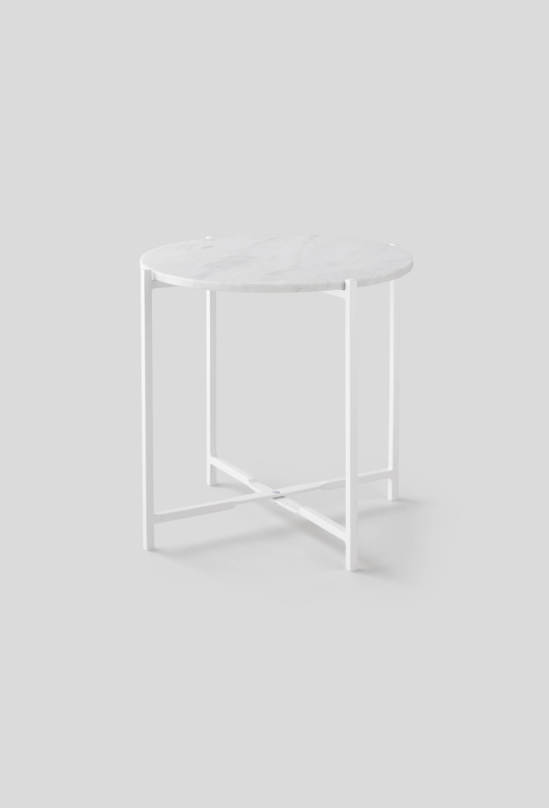 Table en marbre, Blanc, large image number 0.0
