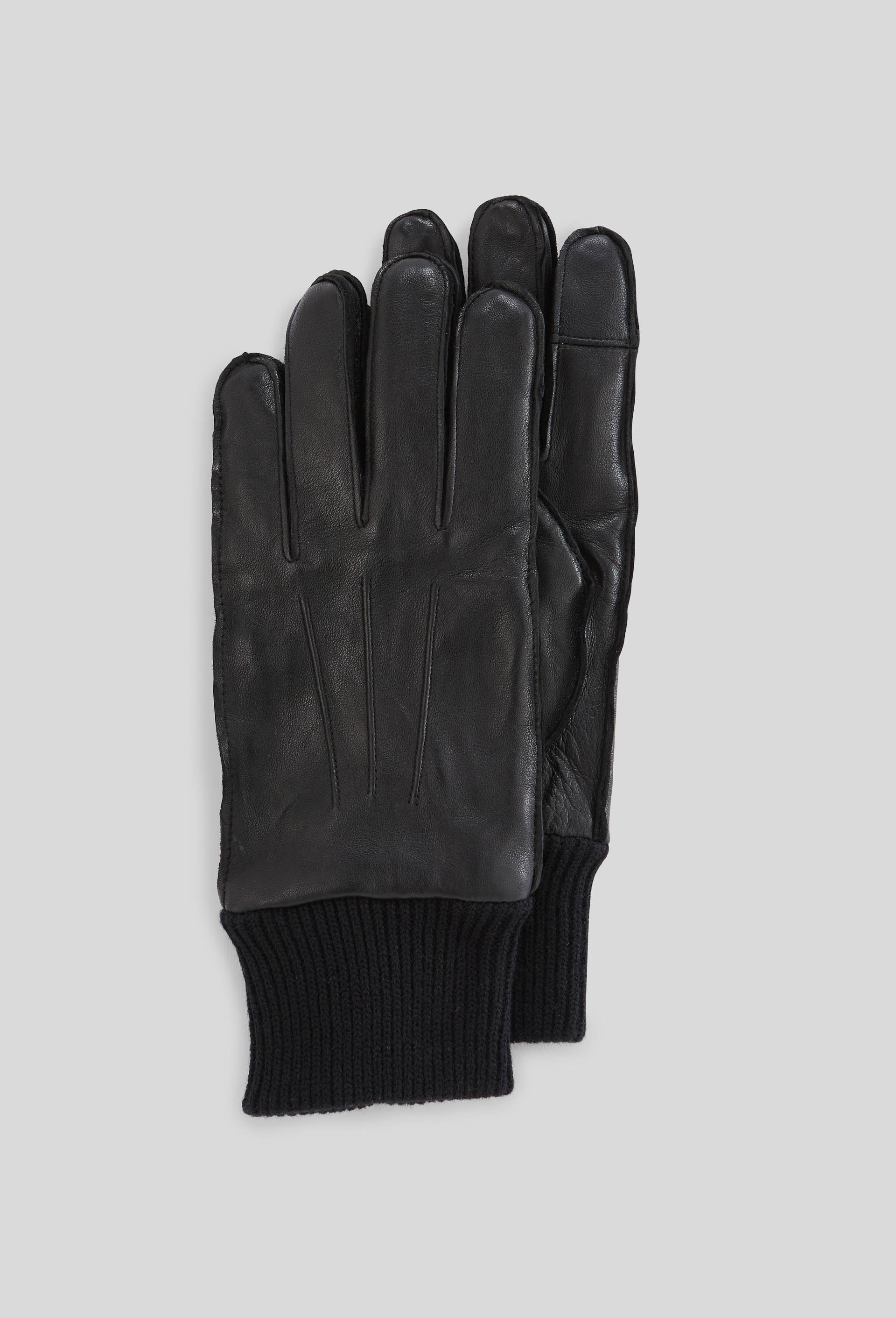 Gants en cuir, Noir, large image number 0