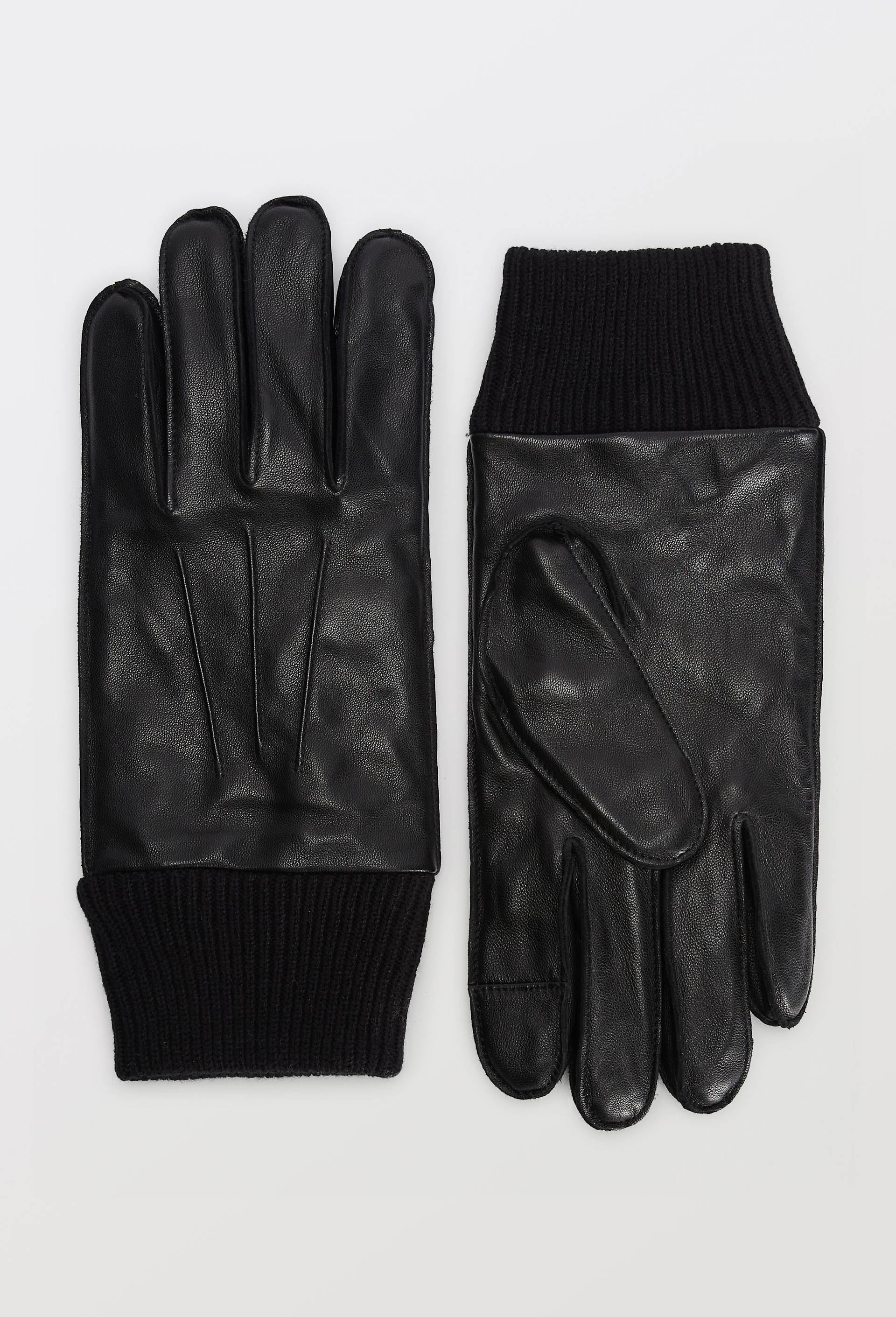 Gants en cuir, Noir, large image number 0