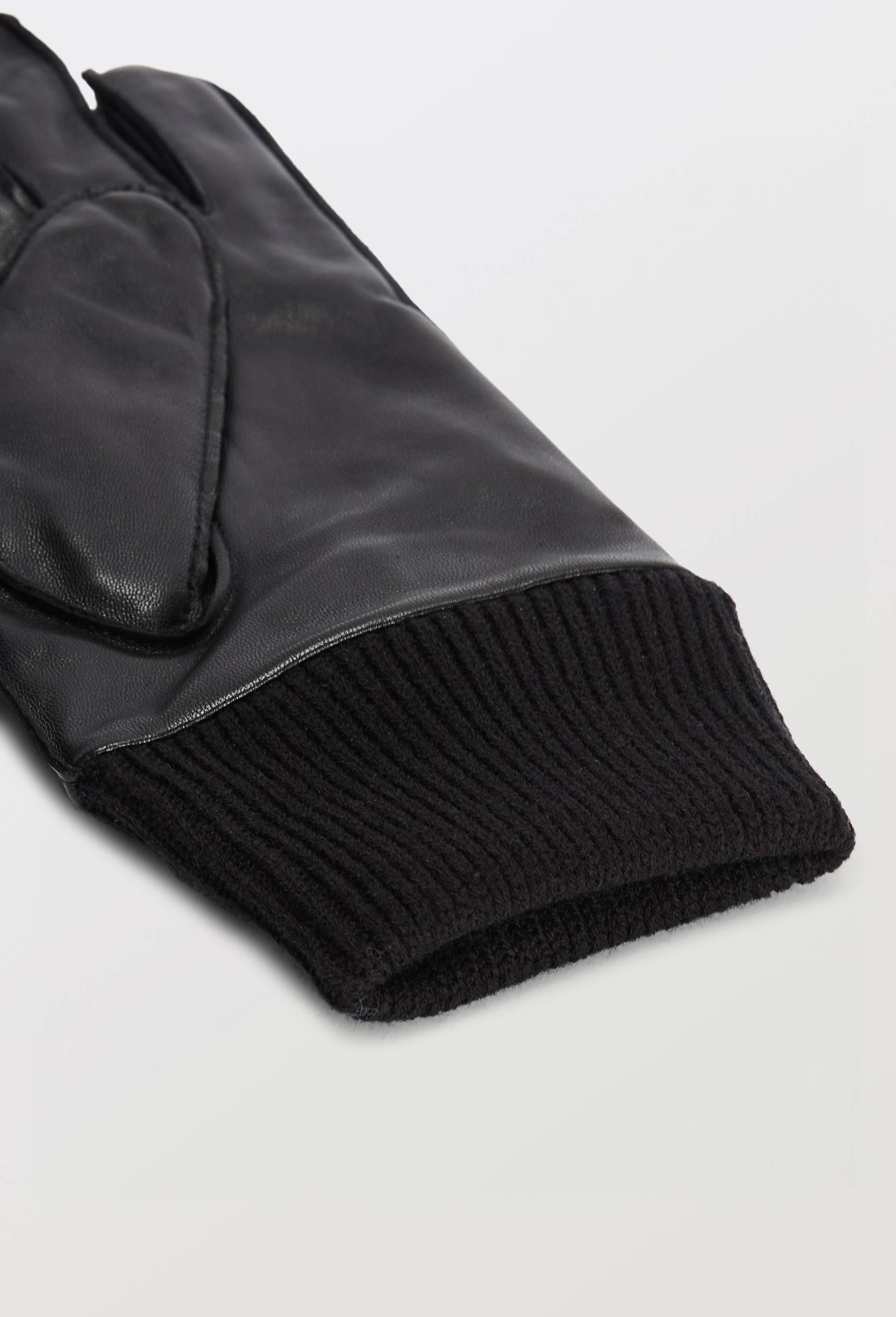 Gants en cuir, Noir, large image number 1
