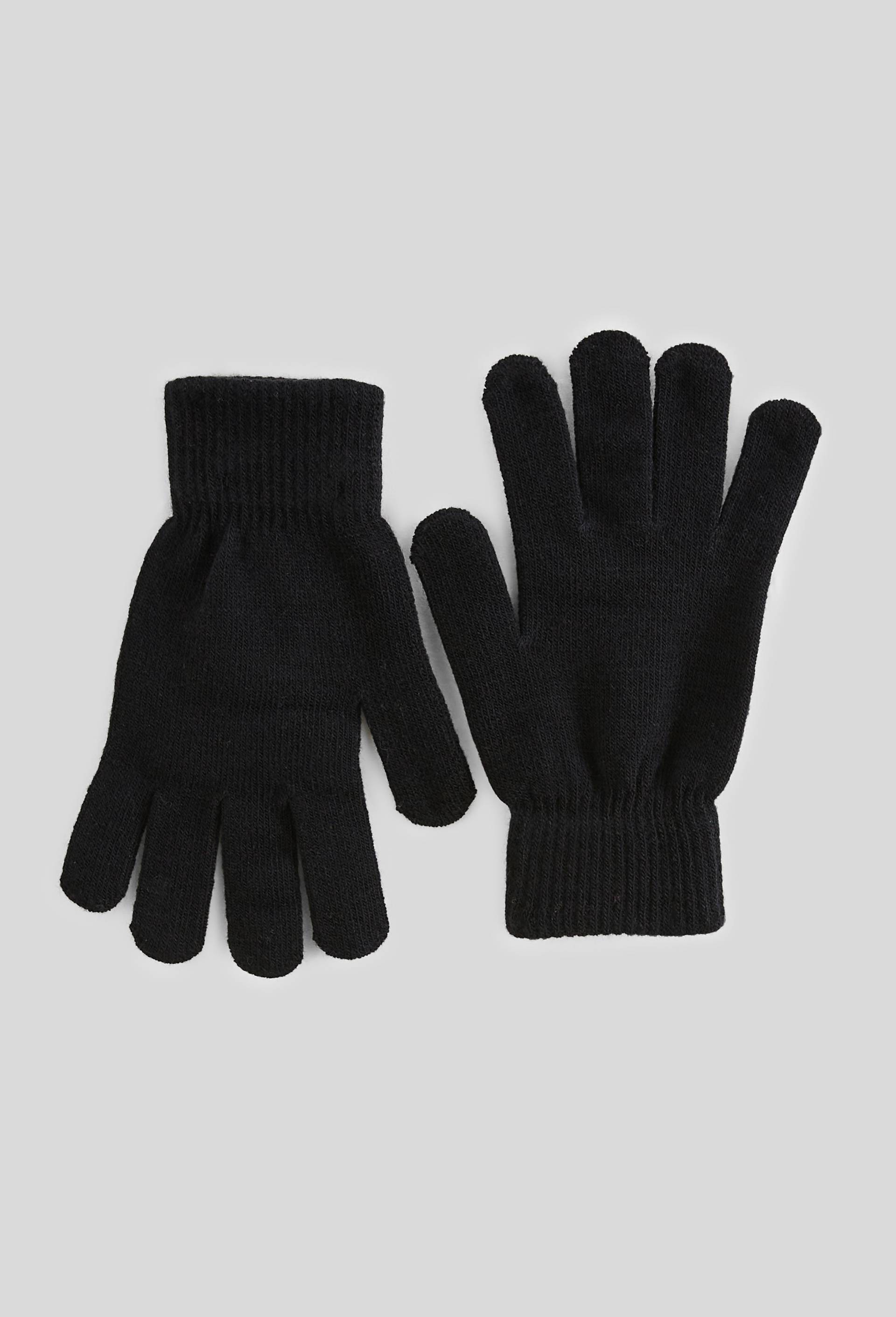 Gants tactiles, Noir, large image number 0