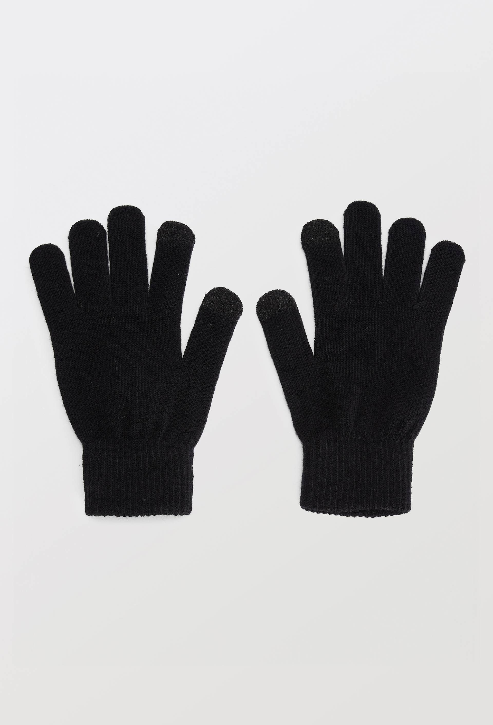 Gants tactiles, Noir, large image number 0.0