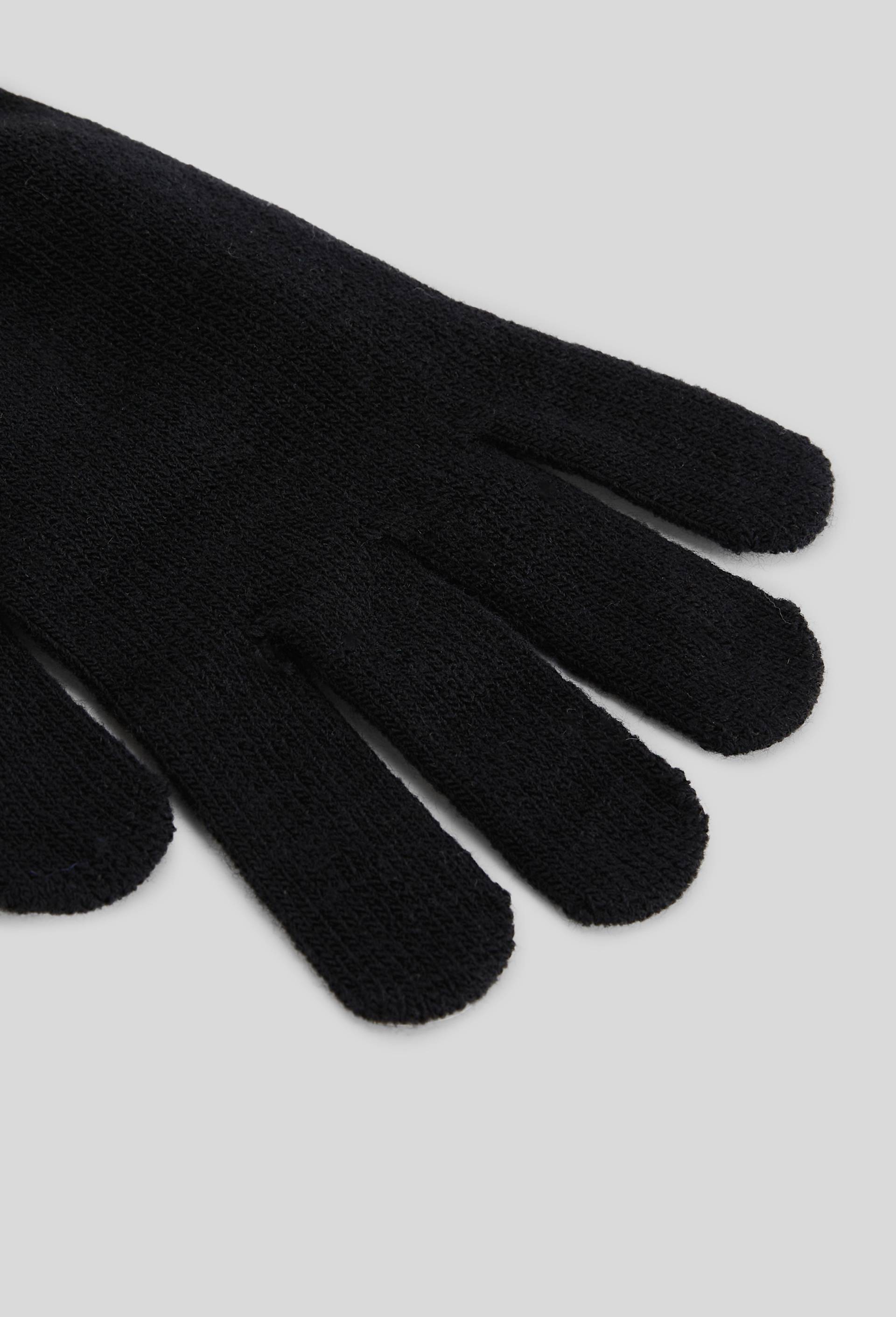 Gants tactiles, Noir, large image number 1