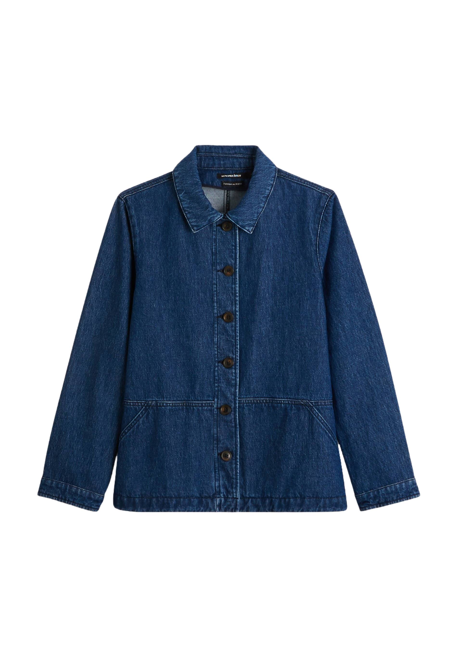 Veste denim, Bleu fonc&eacute;, large image number 5