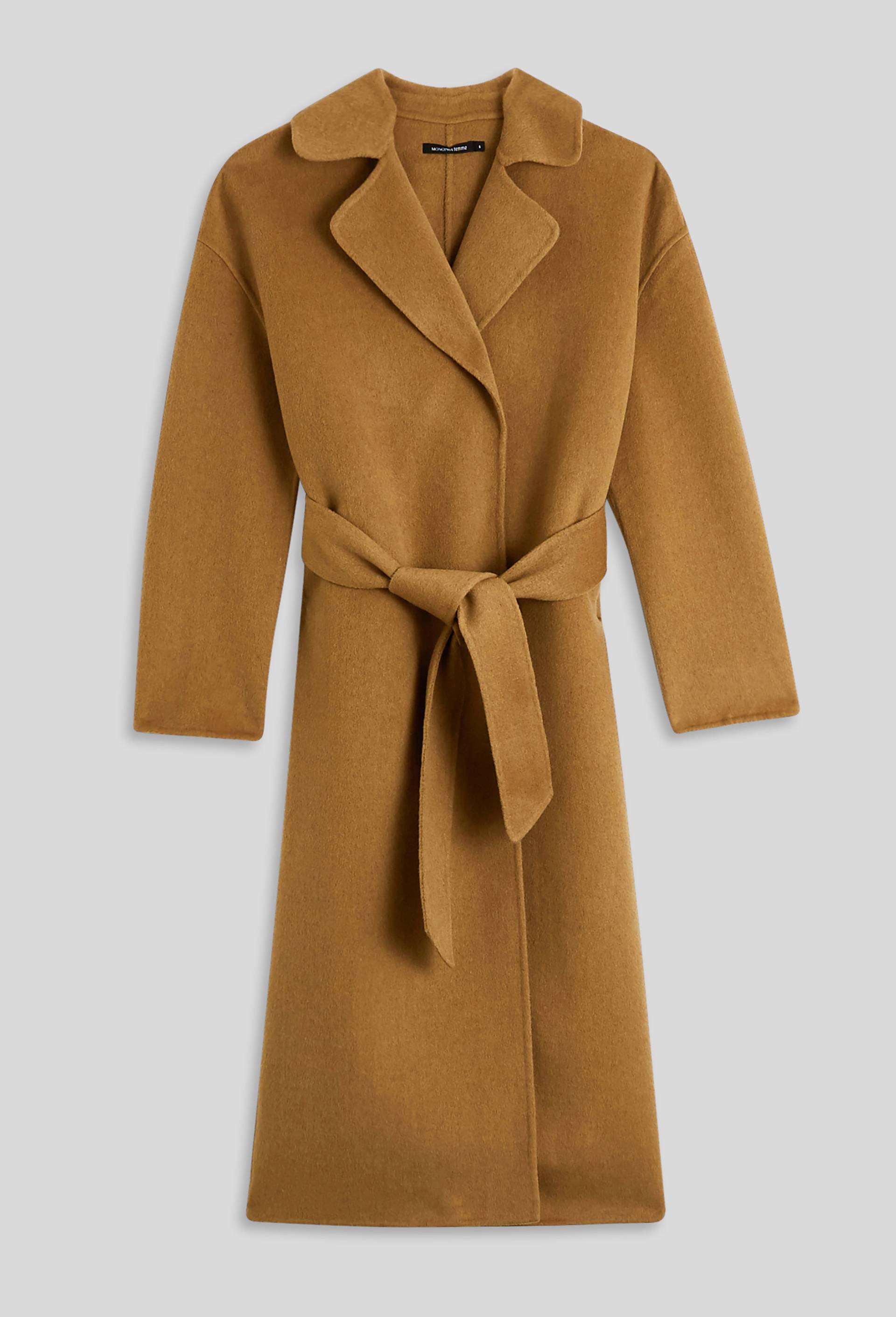 Manteau style peignoir double face, Beige, large image number 3