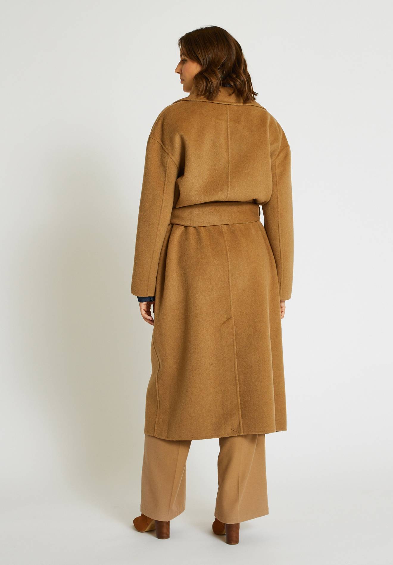 Manteau style peignoir double face, Beige, large image number 6.0