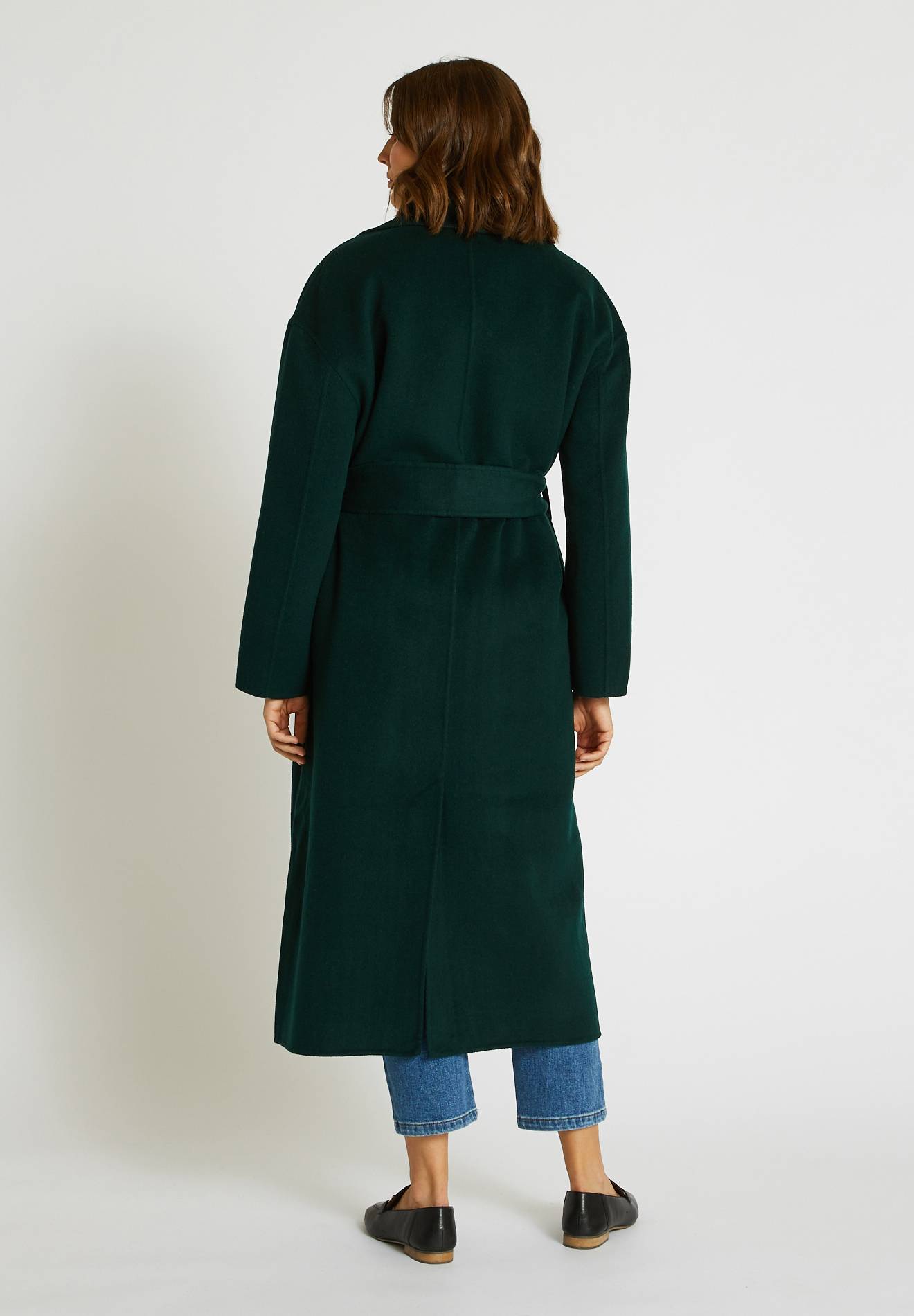 Manteau style peignoir double face, Vert foncé, large image number 6