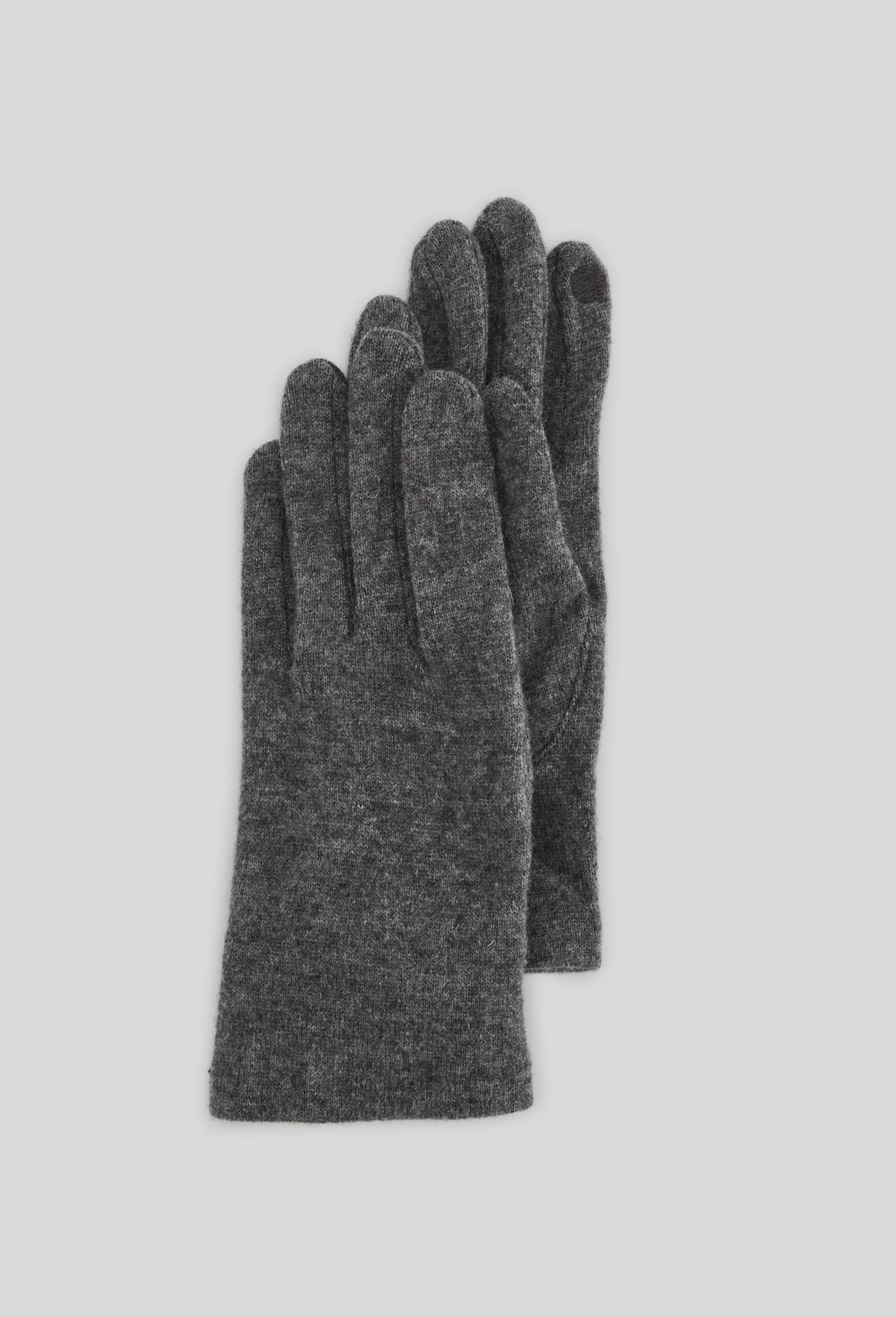 Gants tactiles contenant de la laine, Gris, large image number 0