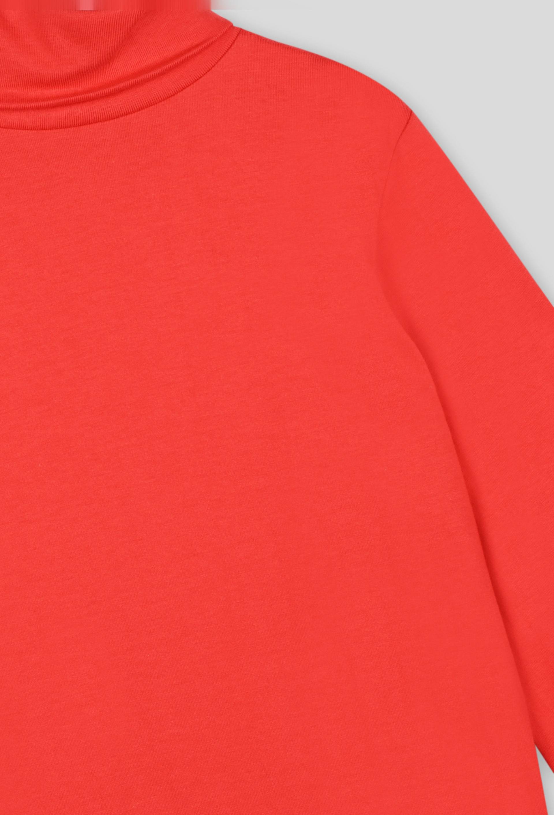 Sous-pull en coton BIO, Rouge, large image number 2.0