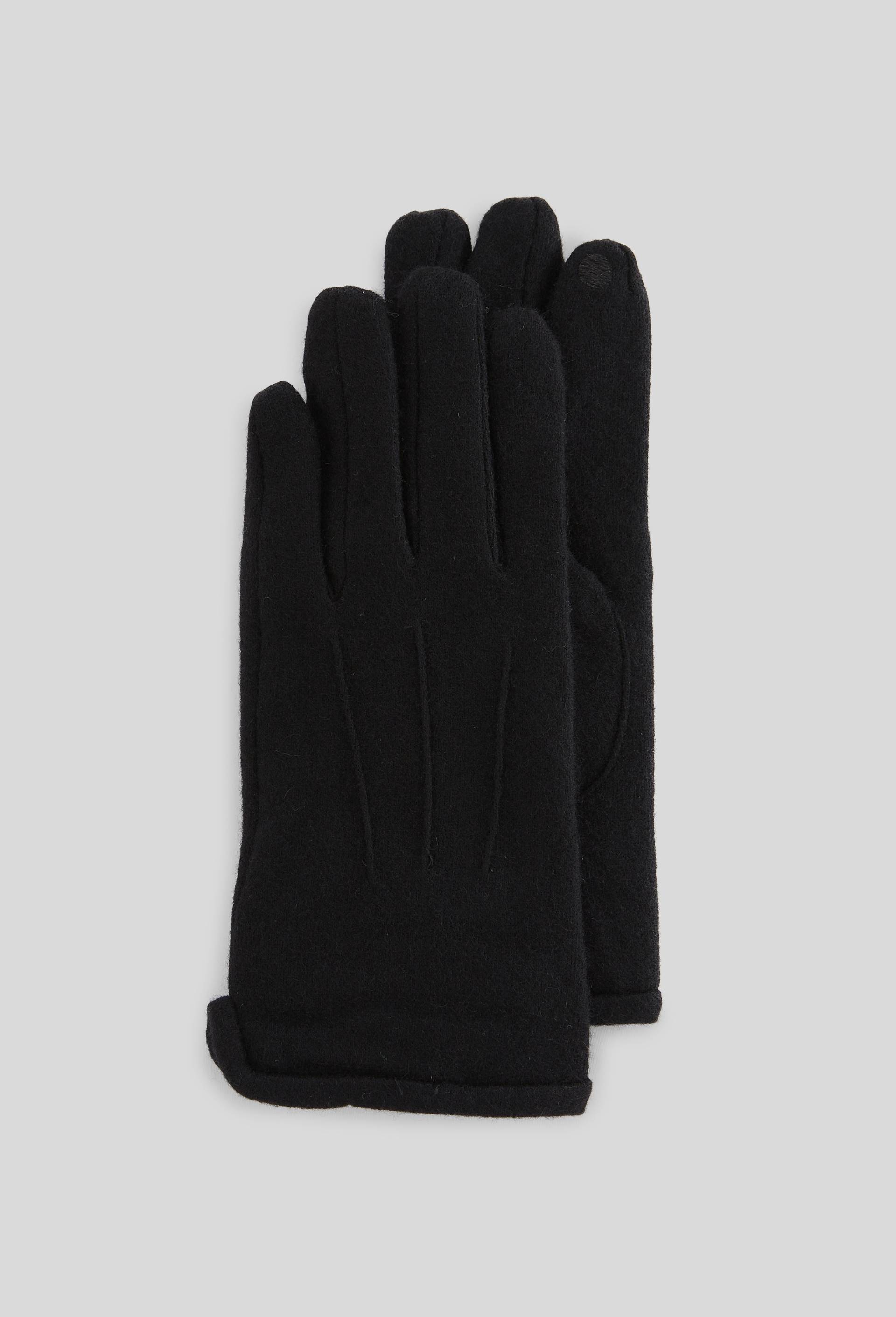 Gants tactiles, Noir, large image number 0