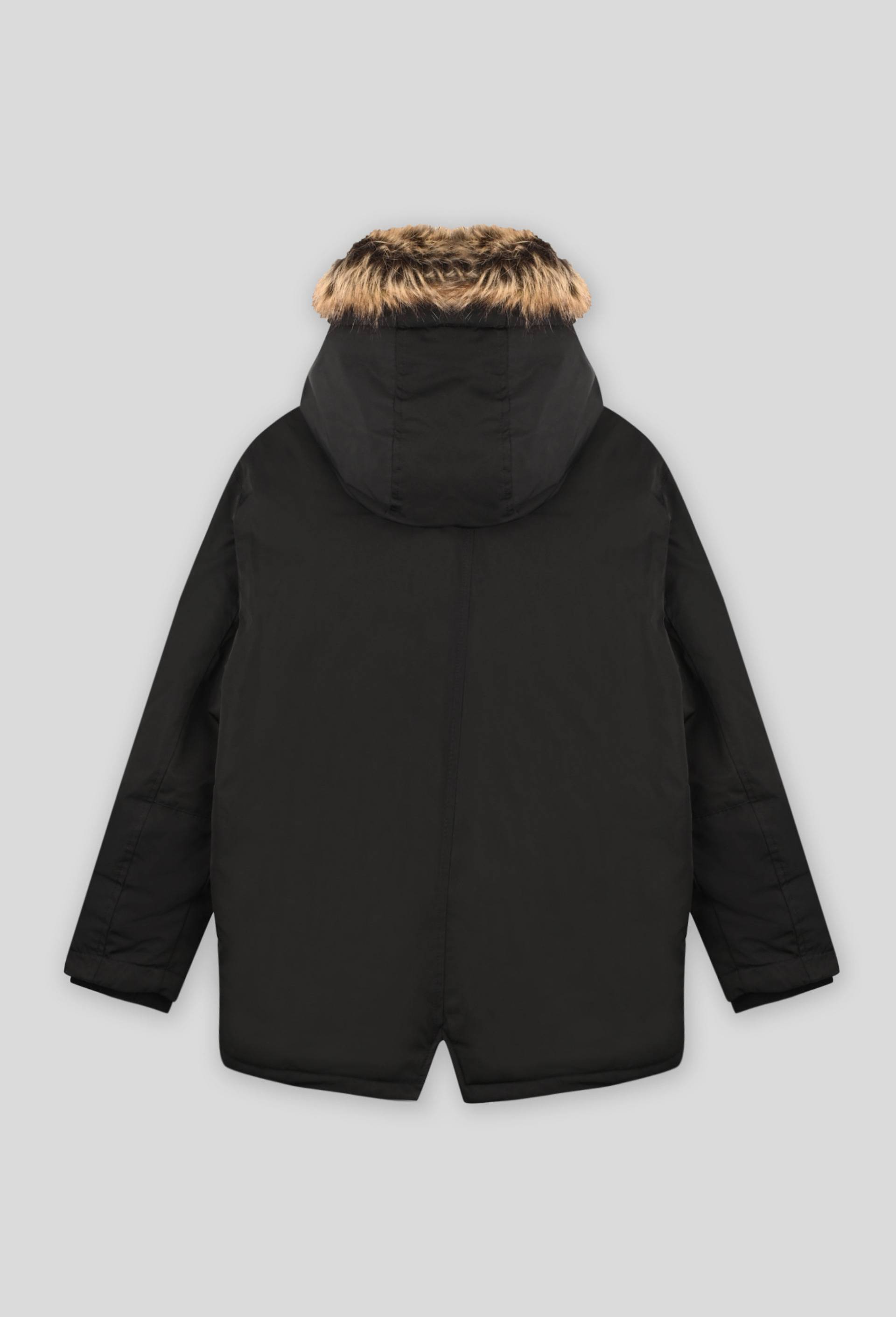 Parka à capuche, Noir, large image number 1