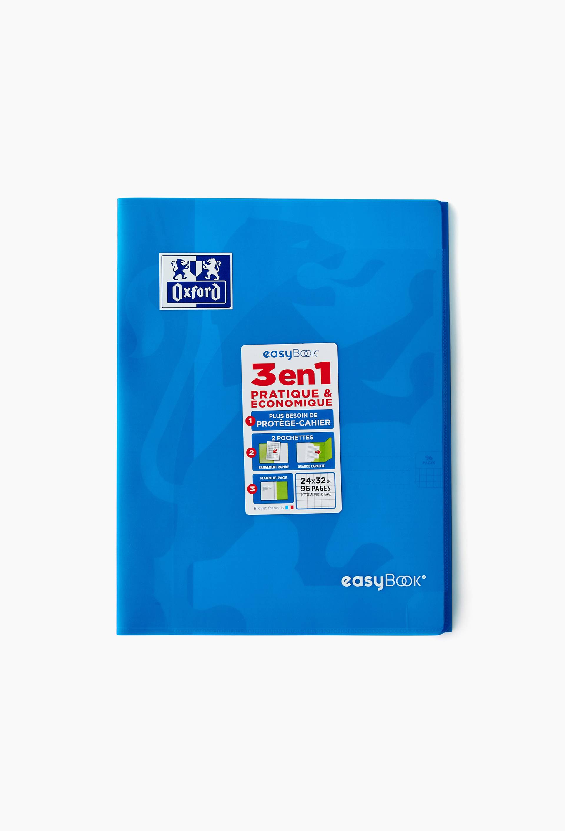 Cahier Easybook 24x32, seyes,  96 pages, Multicolore, large image number 0.0