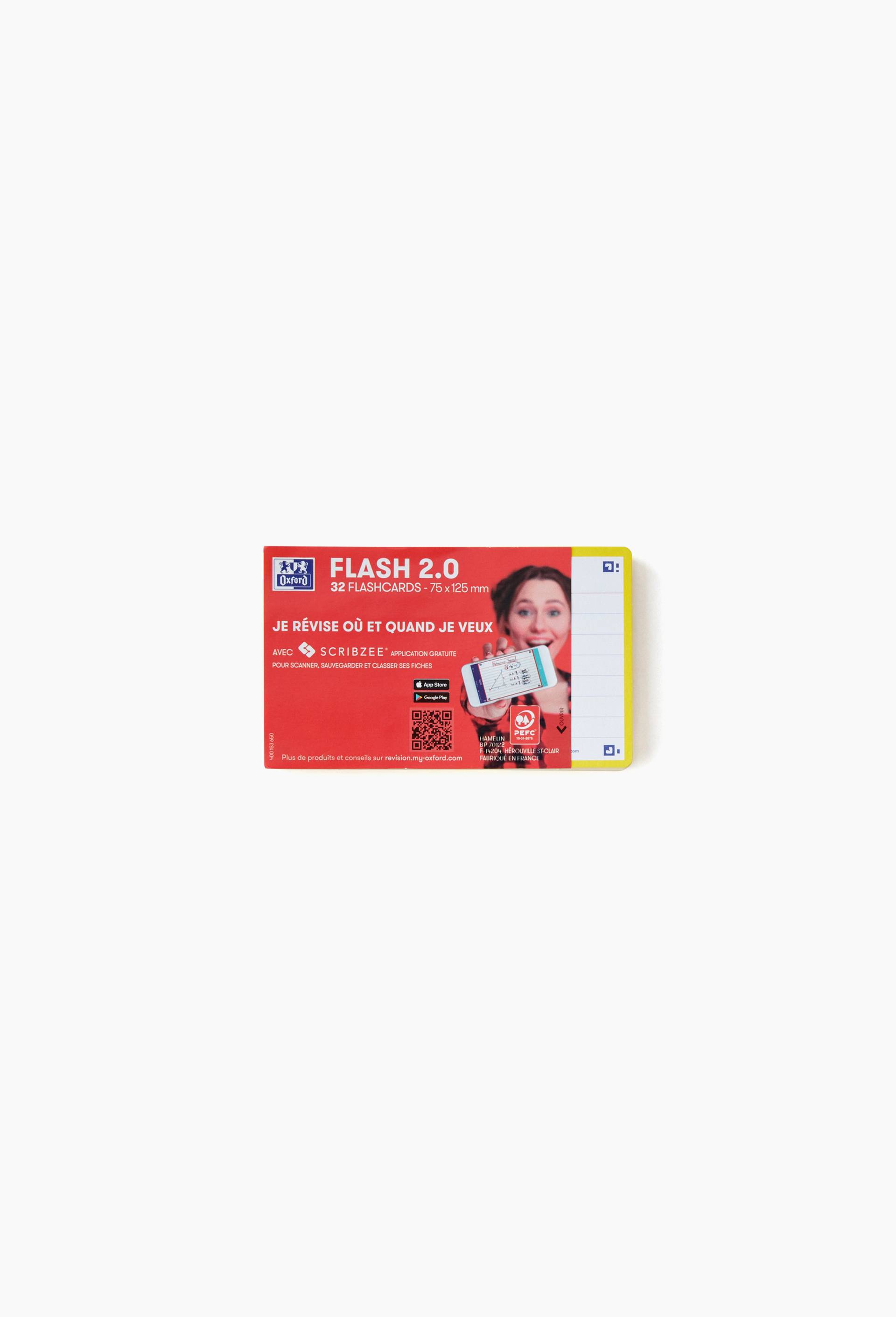Oxford - Flashcards 2.0 - Pack de 32 cartes - lign&eacute;, Multicolore, large image number 0