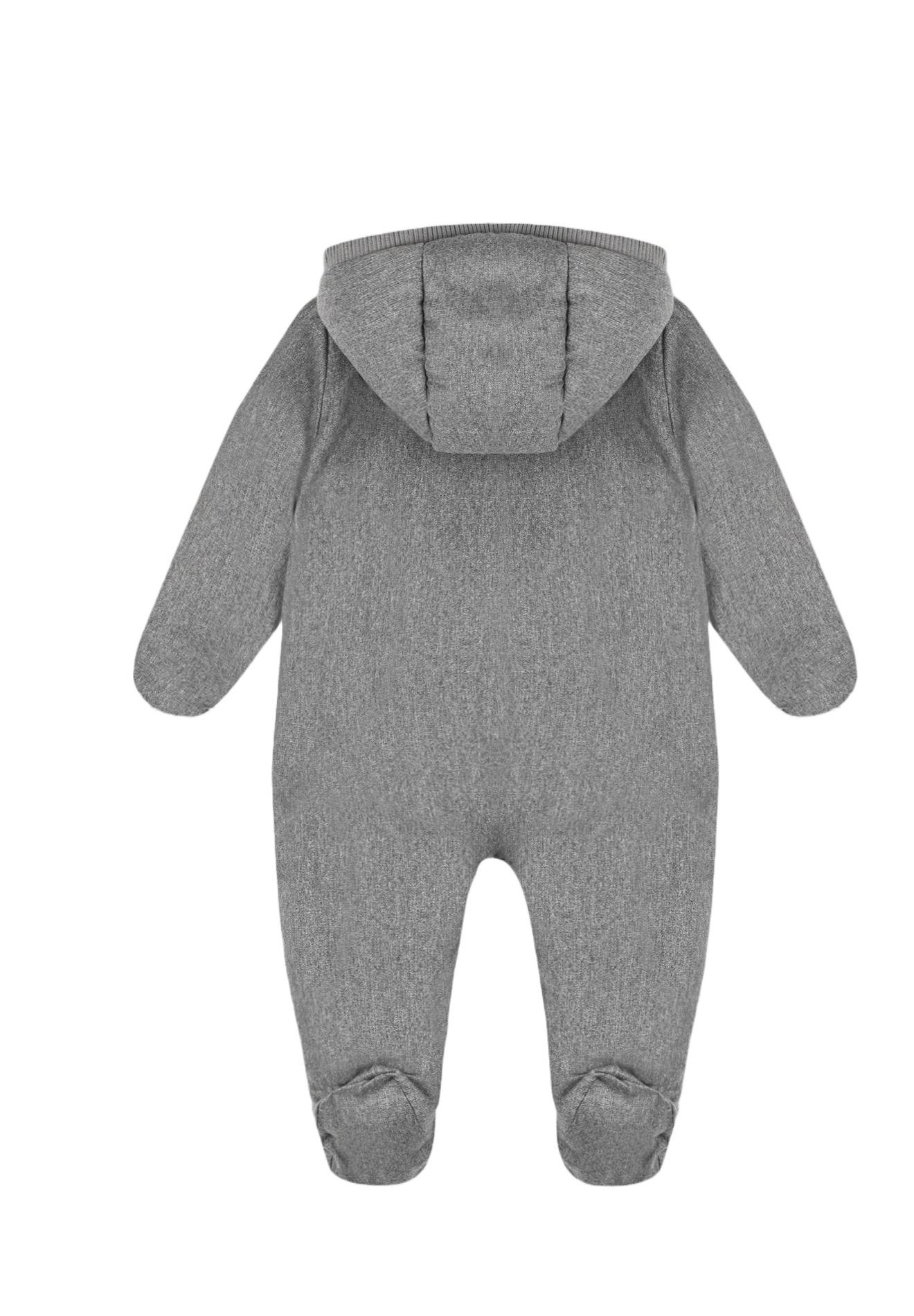 Combinaison pilote en flanelle, Gris, large image number 4