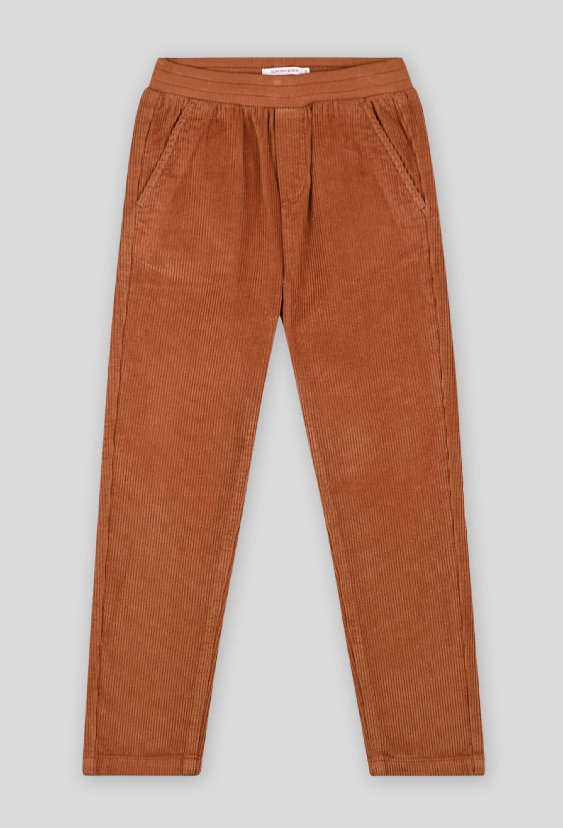 Pantalon taille élastique, Brun clair, large image number 0