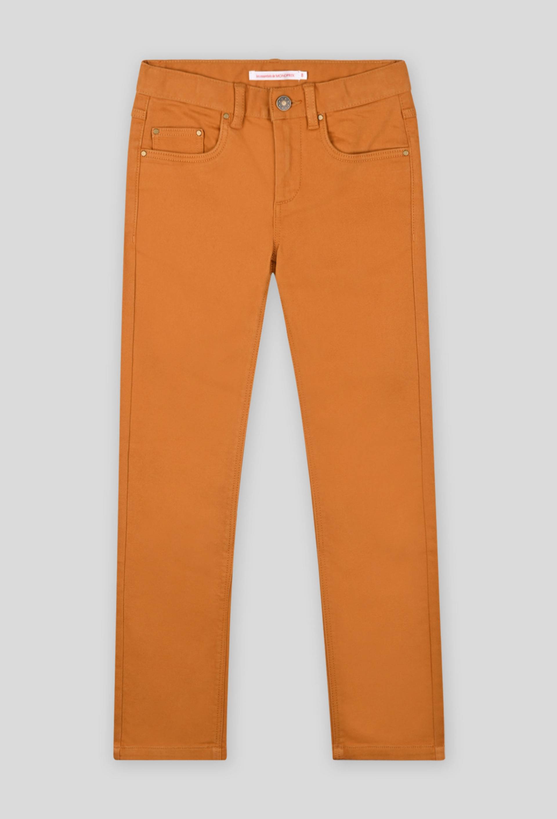Pantalon en maille confortable contenant du coton BIO, Brun clair, large image number 0.0
