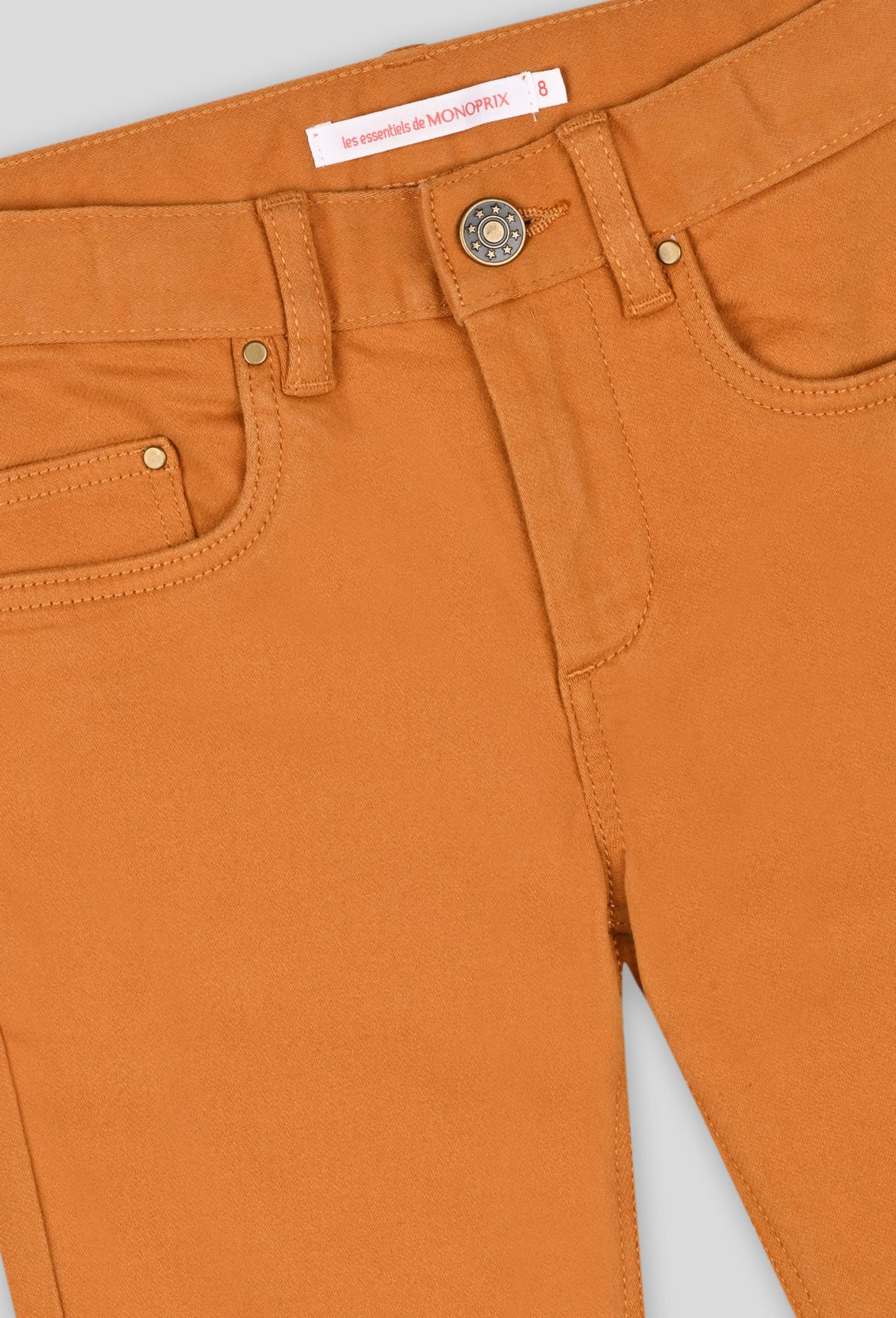 Pantalon en maille confortable contenant du coton BIO, Brun clair, large image number 2.0