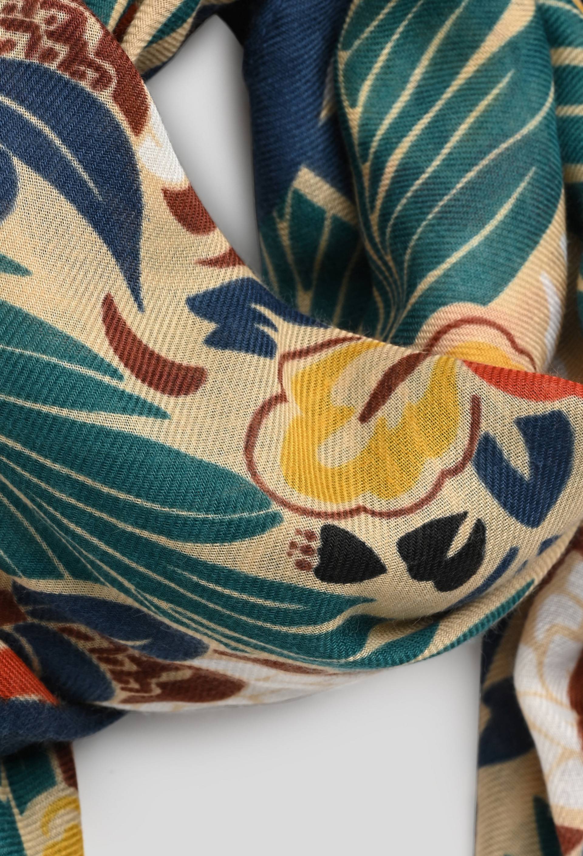 Etole imprimée, certifiée OEKO-TEX, Beige, large image number 2