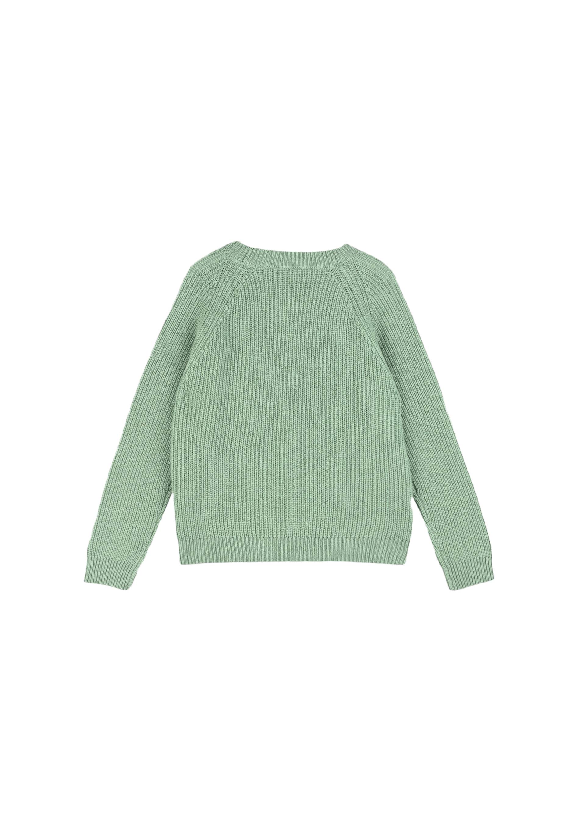 Pull en laine et cachemire, Vert, large image number 4.0