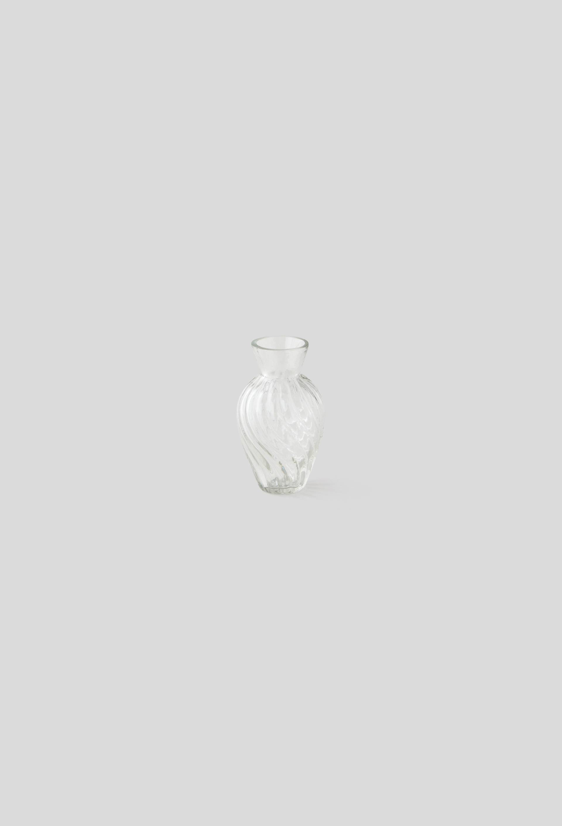 Mini vase ondulé, Transparent, large image number 0.0