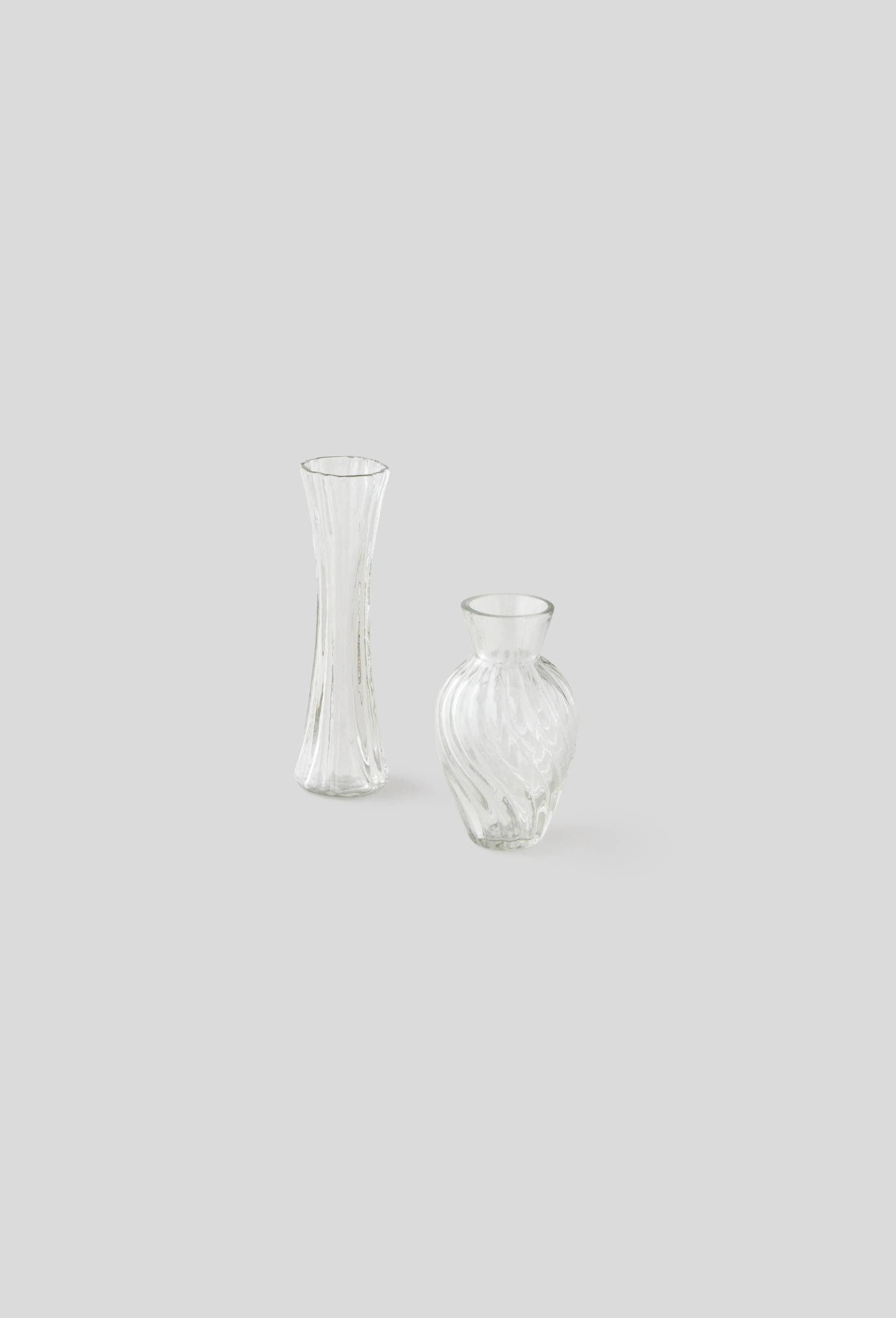 Mini vase ondulé, Transparent, large image number 1