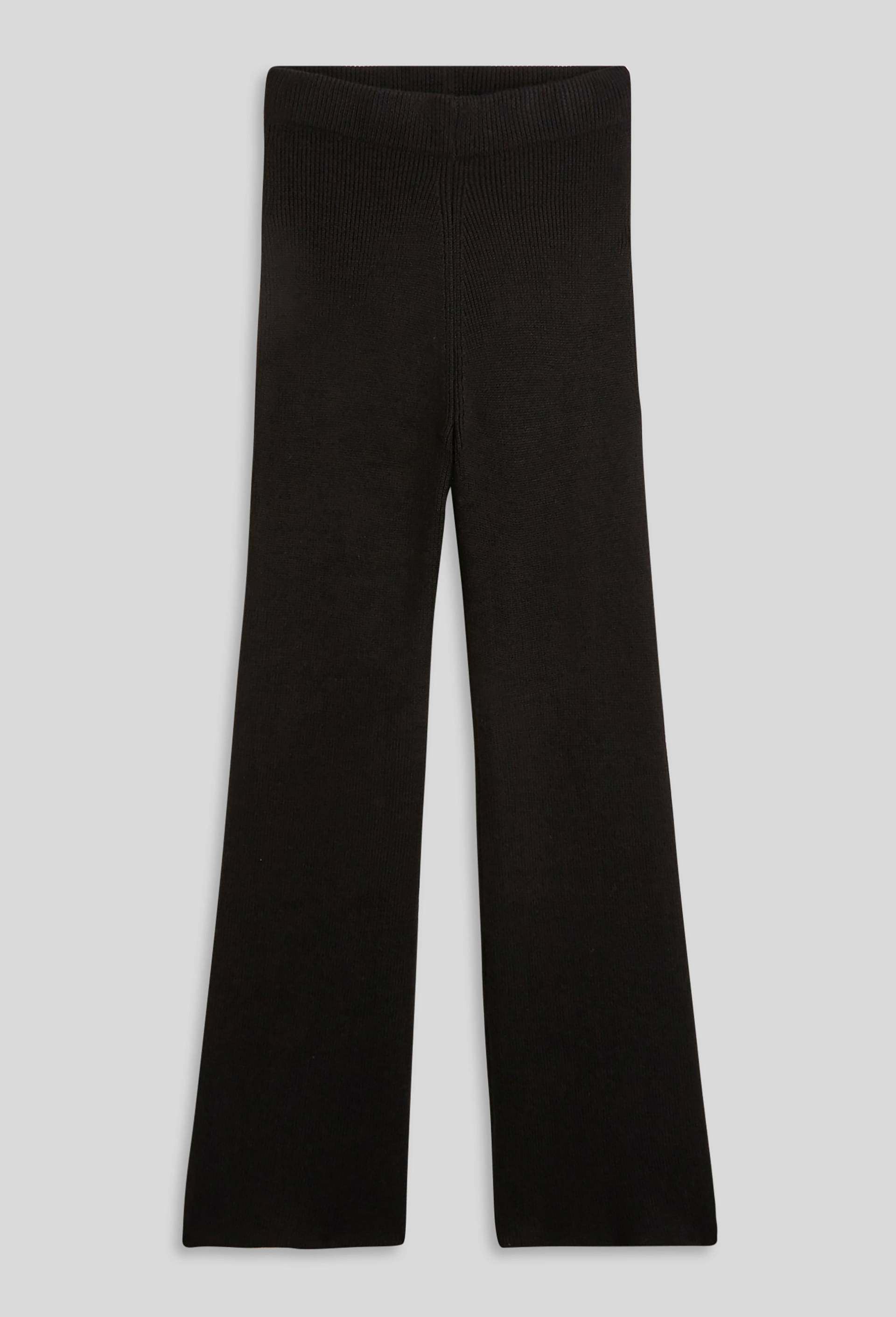 Pantalon en maille, Noir, large image number 2