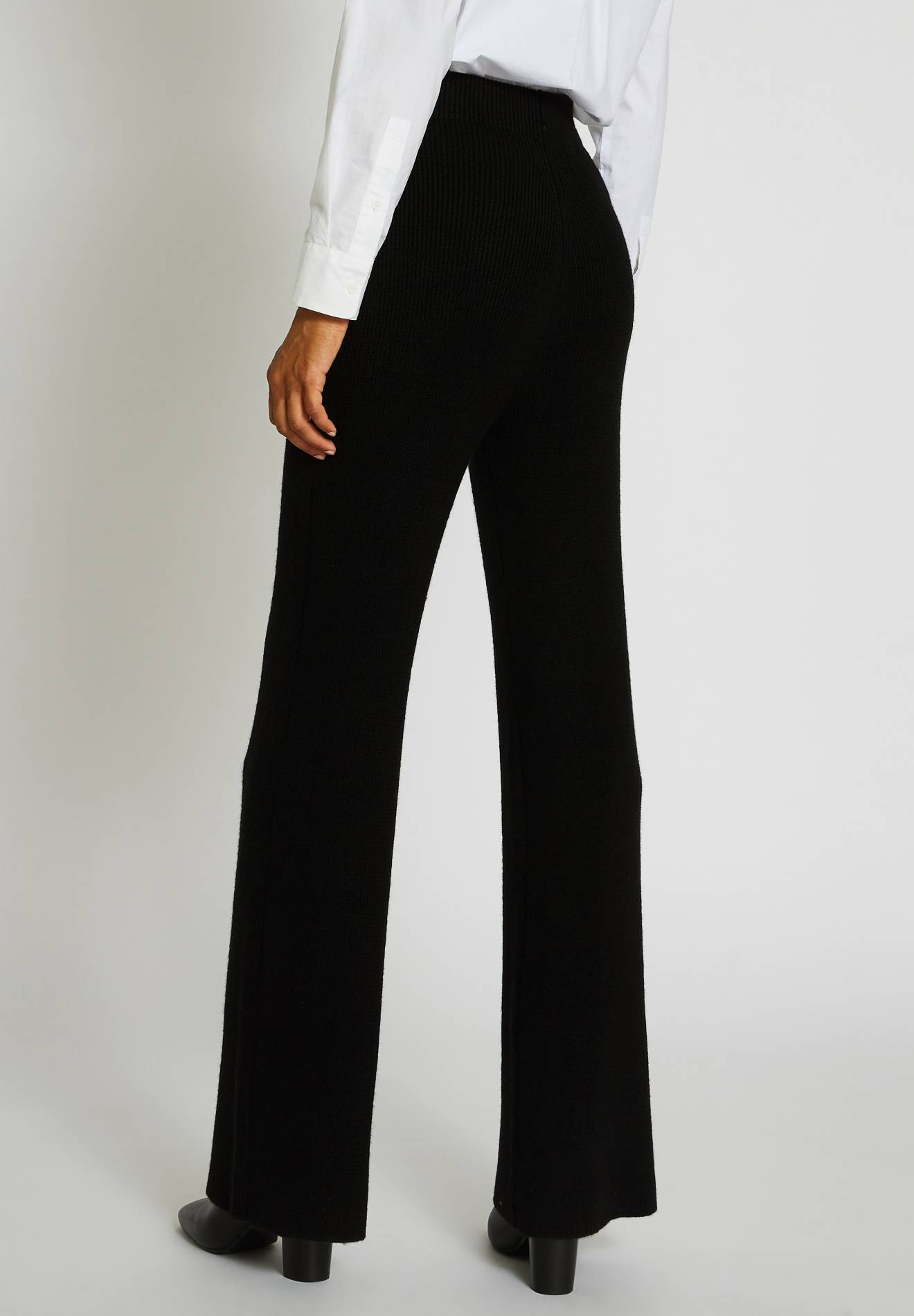 Pantalon en maille, Noir, large image number 4