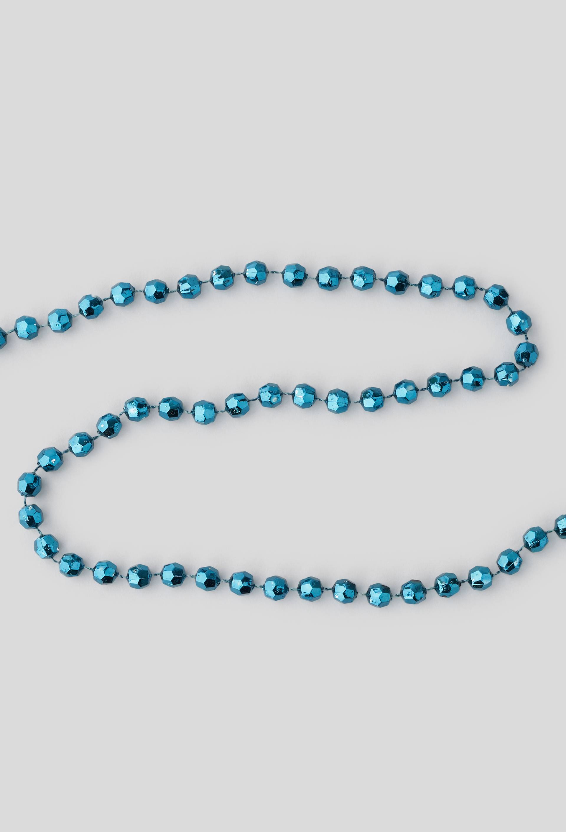 Guirlande perle, 2m, Bleu foncé, large image number 0
