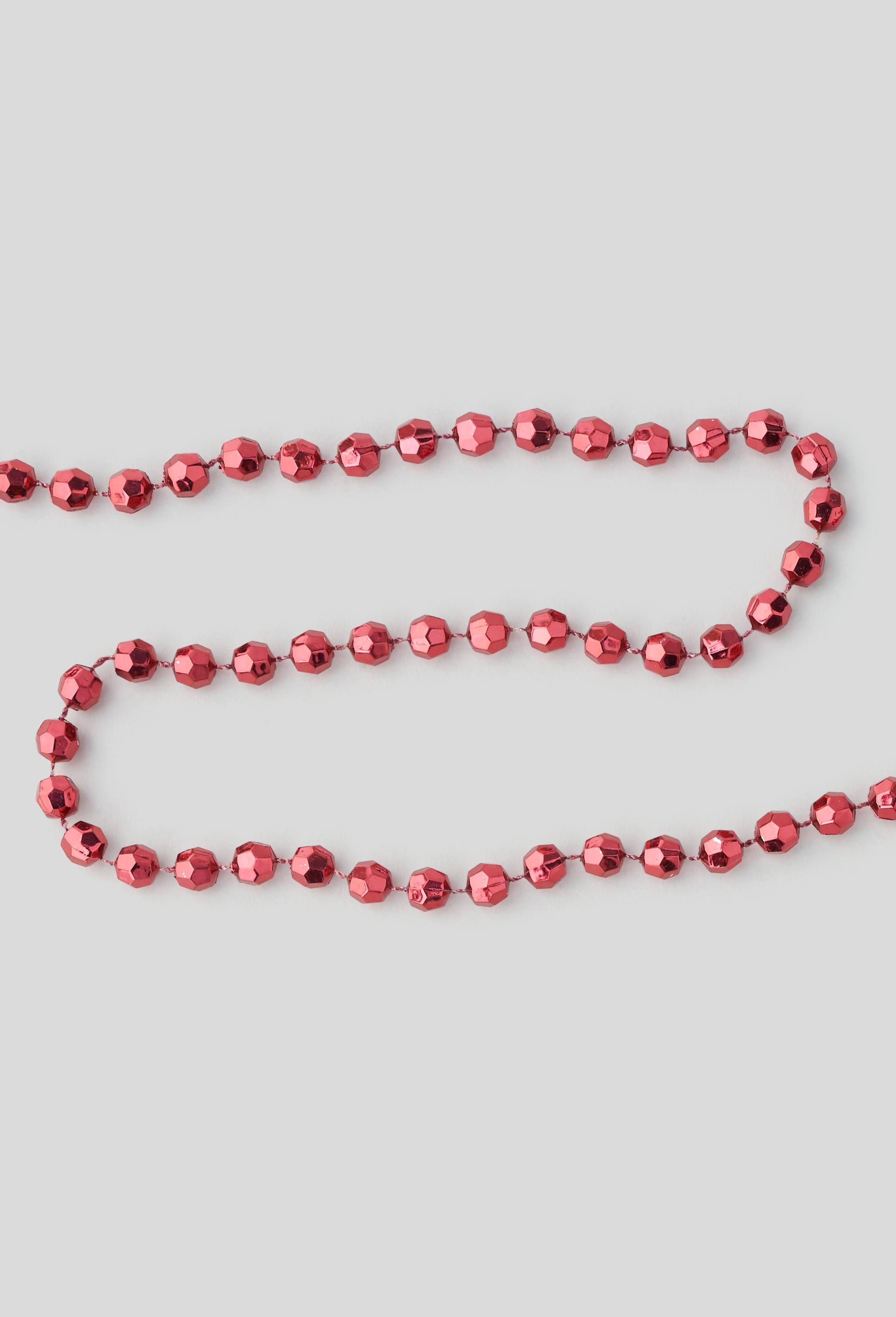Guirlande perle, 2m, Rouge foncé, large image number 0