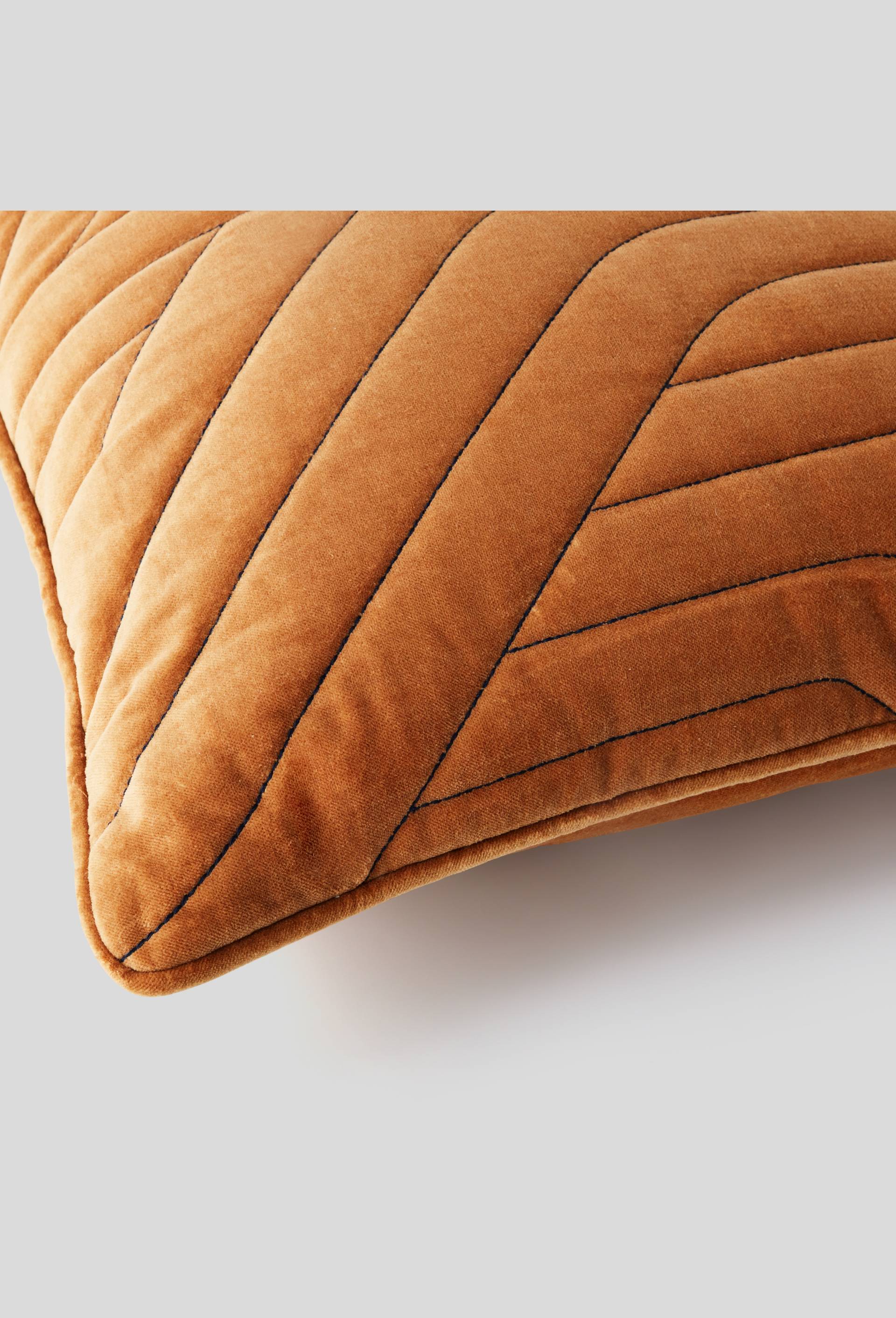 Coussin imprim{, Brun clair, large image number 1