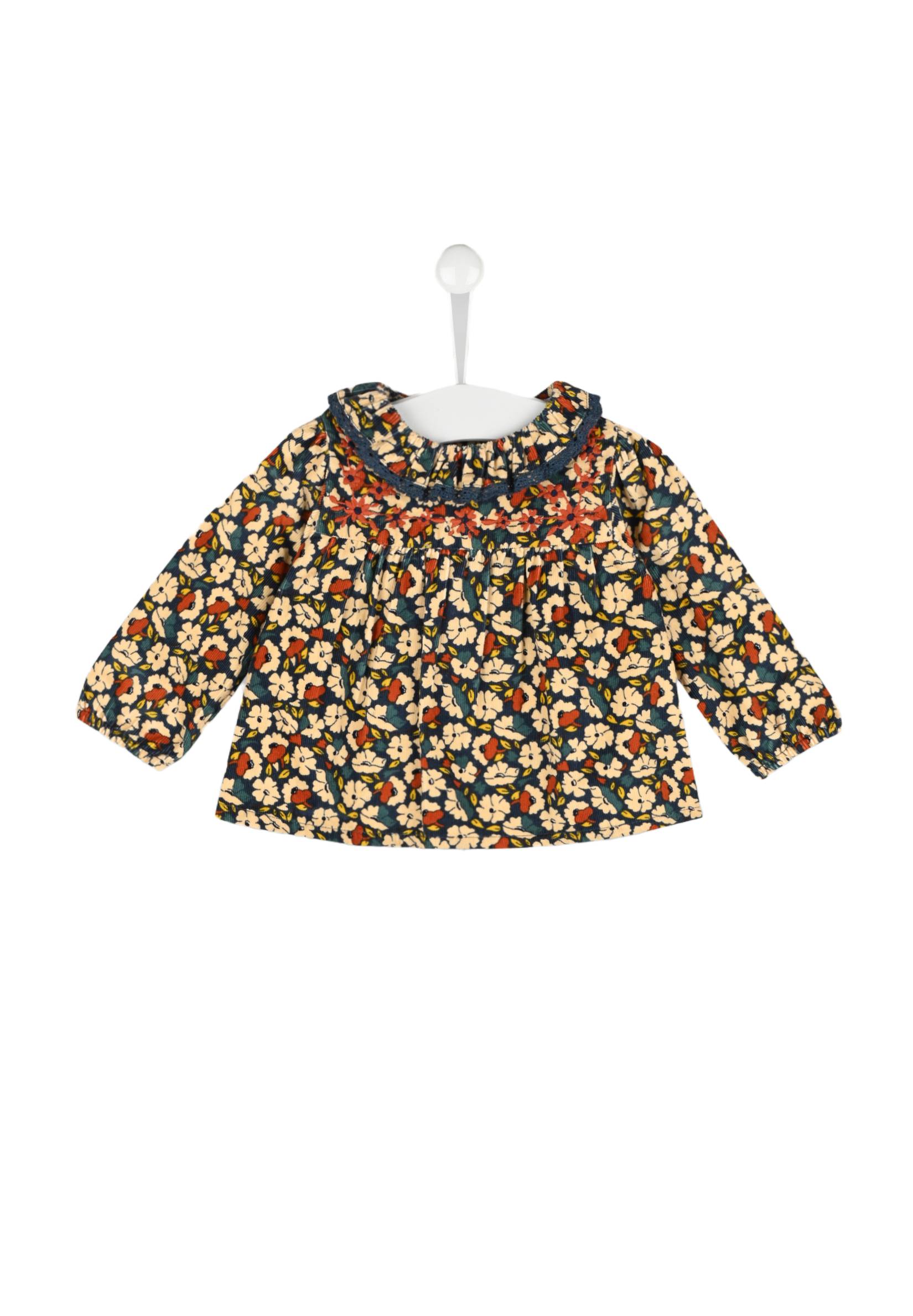 Robe en velours, certifi{ Oekotex, Beige, large image number 3