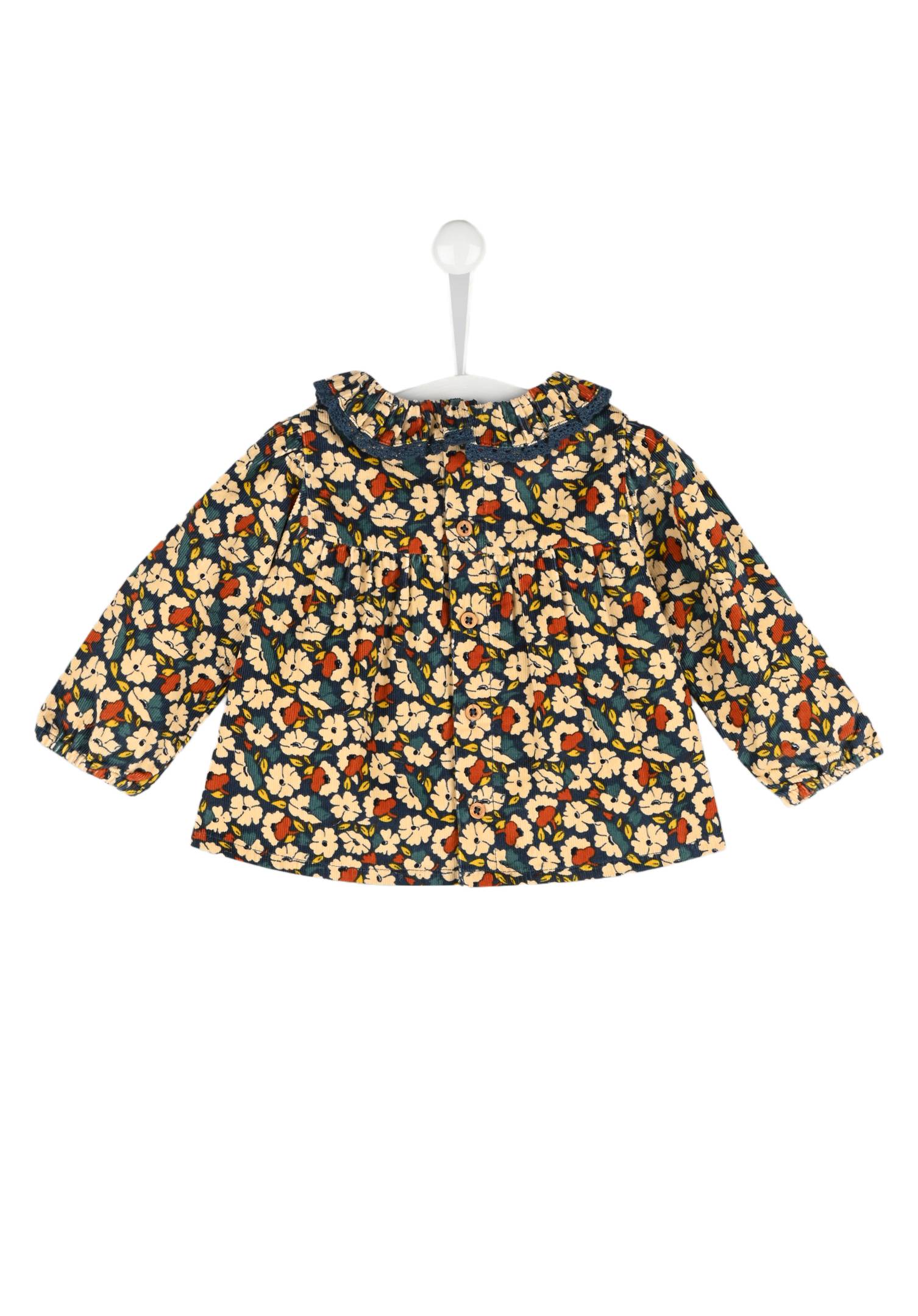 Robe en velours, certifi{ Oekotex, Beige, large image number 4