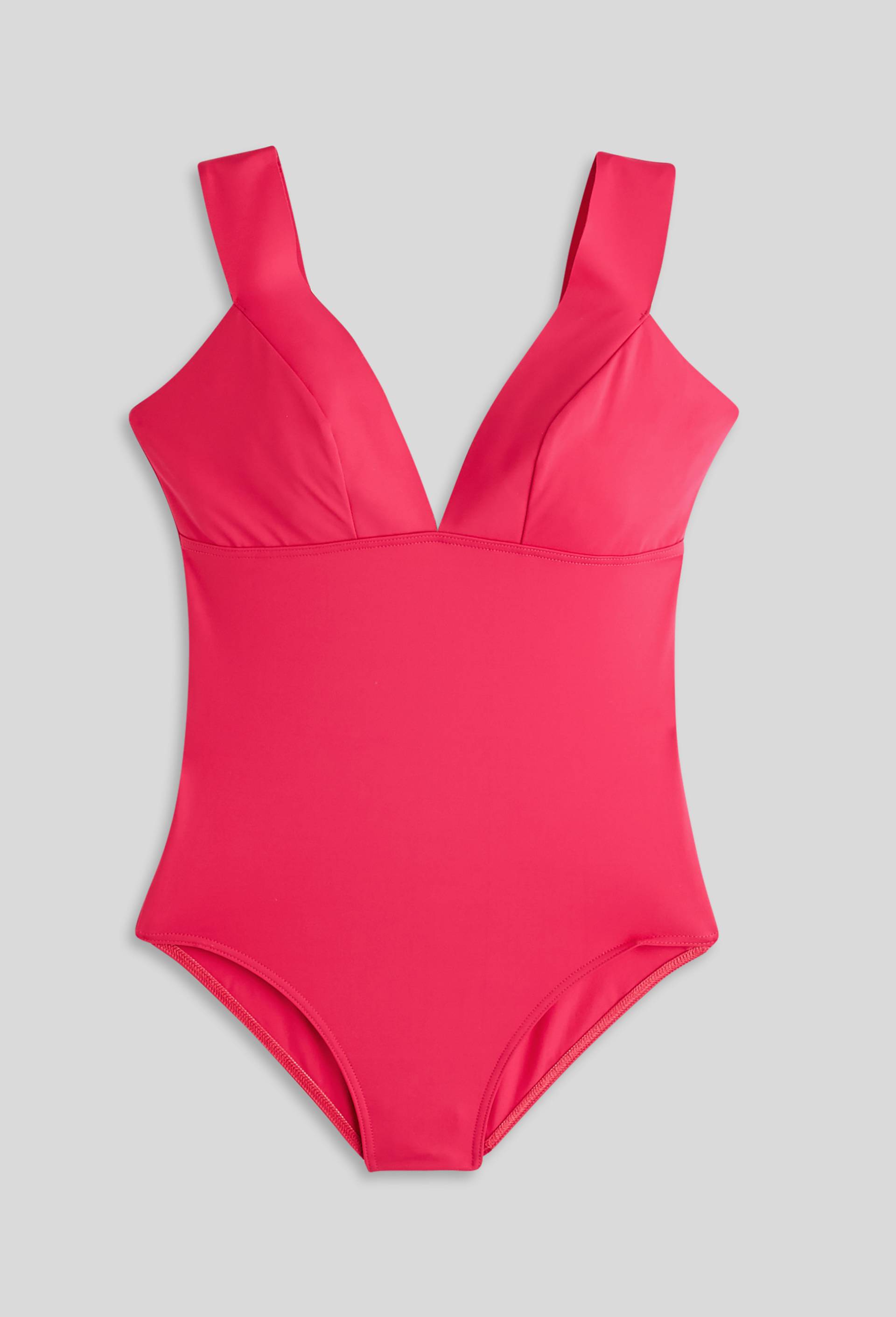 Maillot de bain 1 pièce MAYA certifié OEKOTEX, Rose foncé, large image number 2.0
