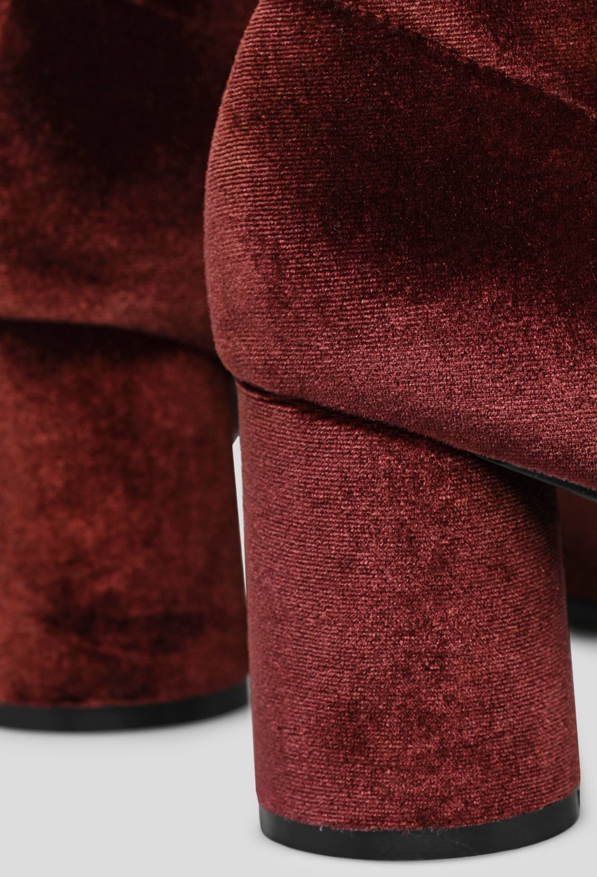 Bottines &agrave; talon, Rouge fonc&eacute;, large image number 2