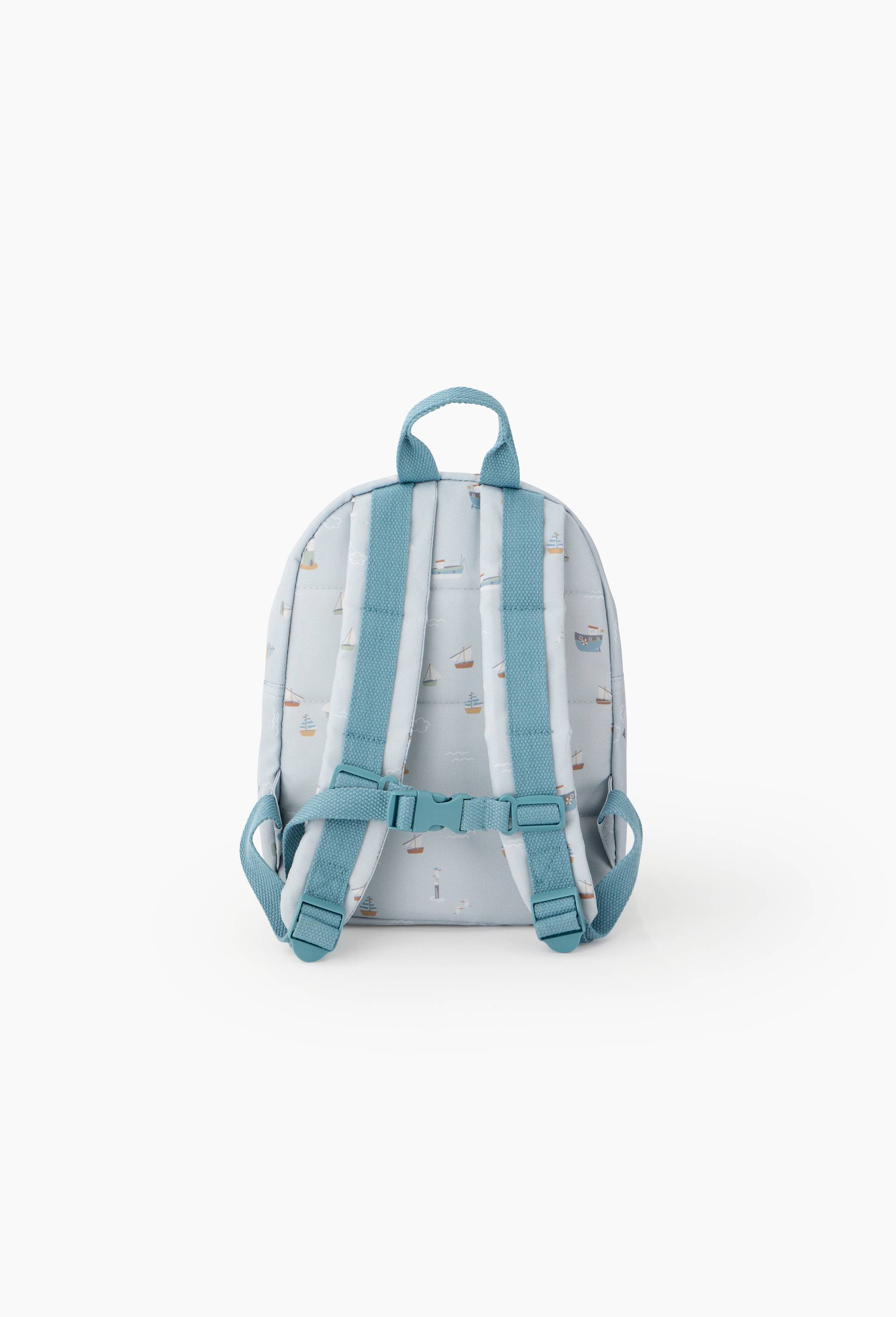 Mini sac &agrave; dos Bateaux, Bleu clair, large image number 1