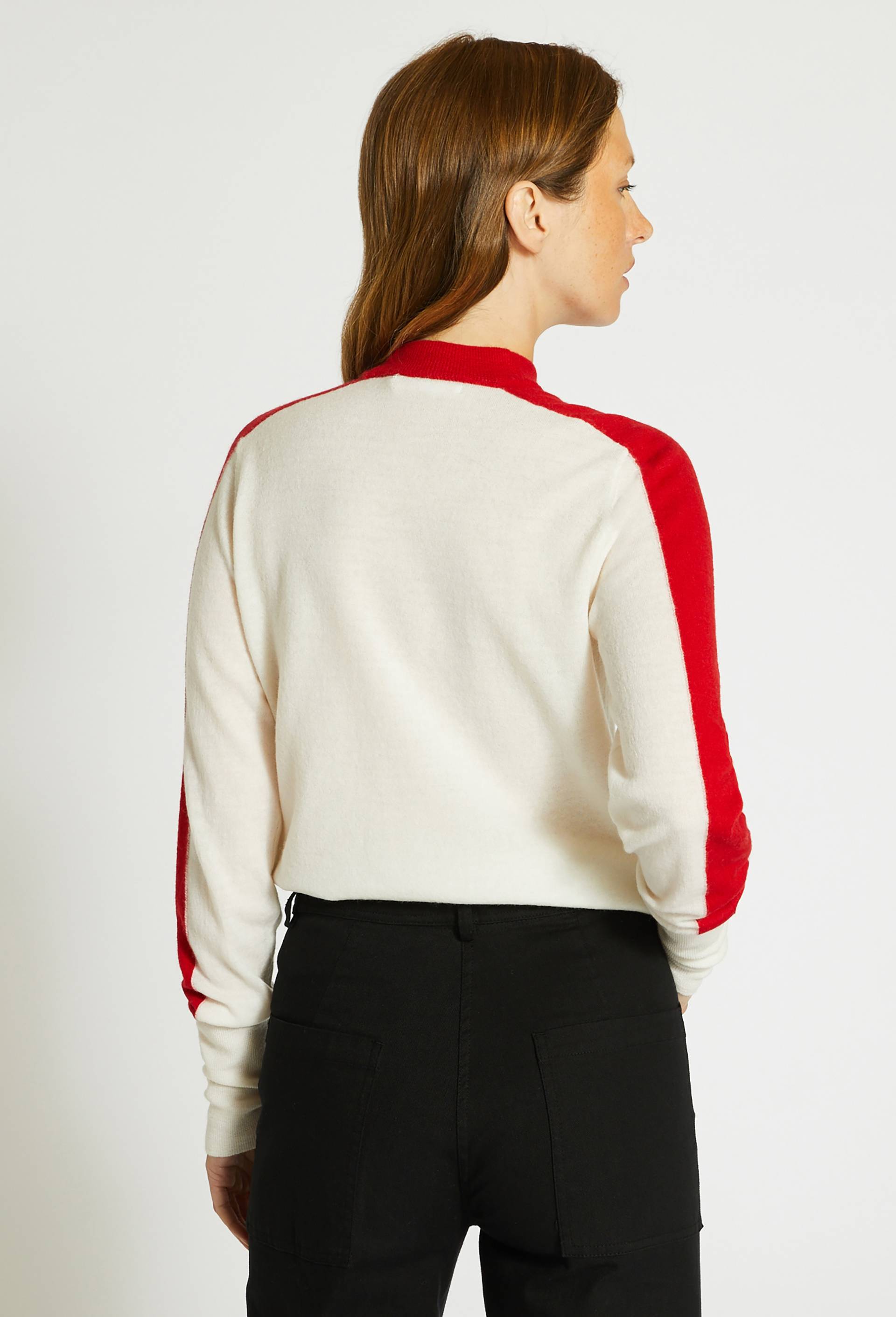 Pull de ski en laine, Blanc, large image number 1