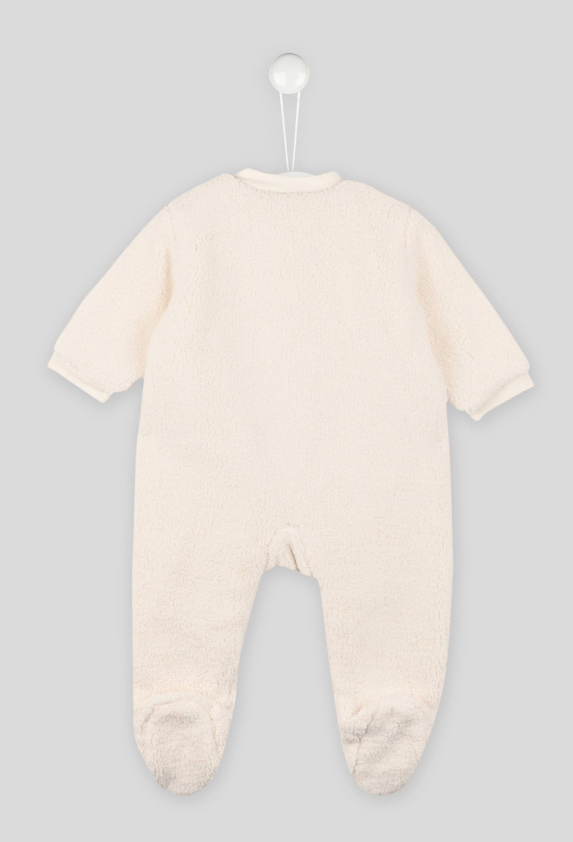 Surpyjama en sherpa certifié Oekotex, Ecru, large image number 1.0