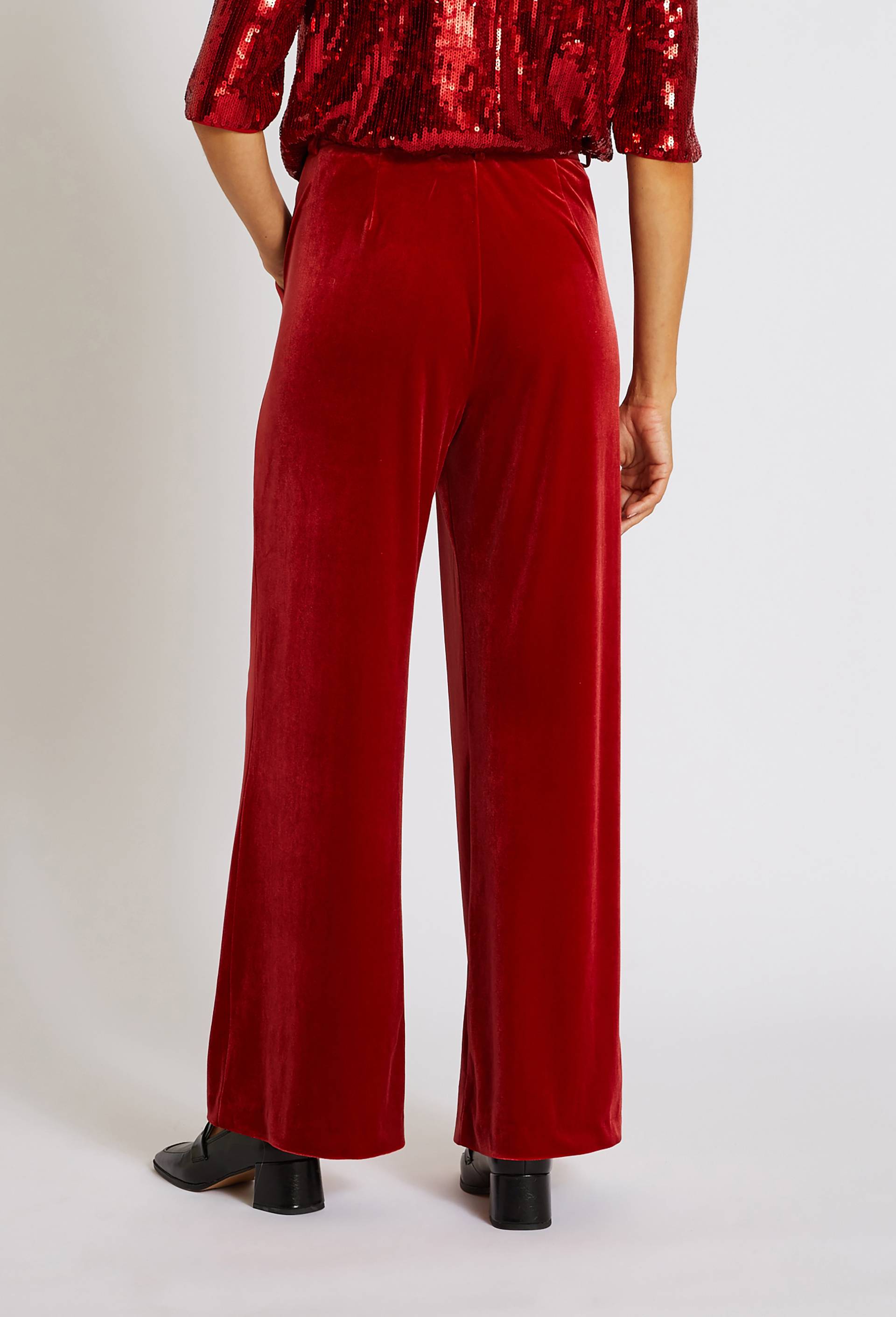 Pantalon en velours, Rouge, large image number 1