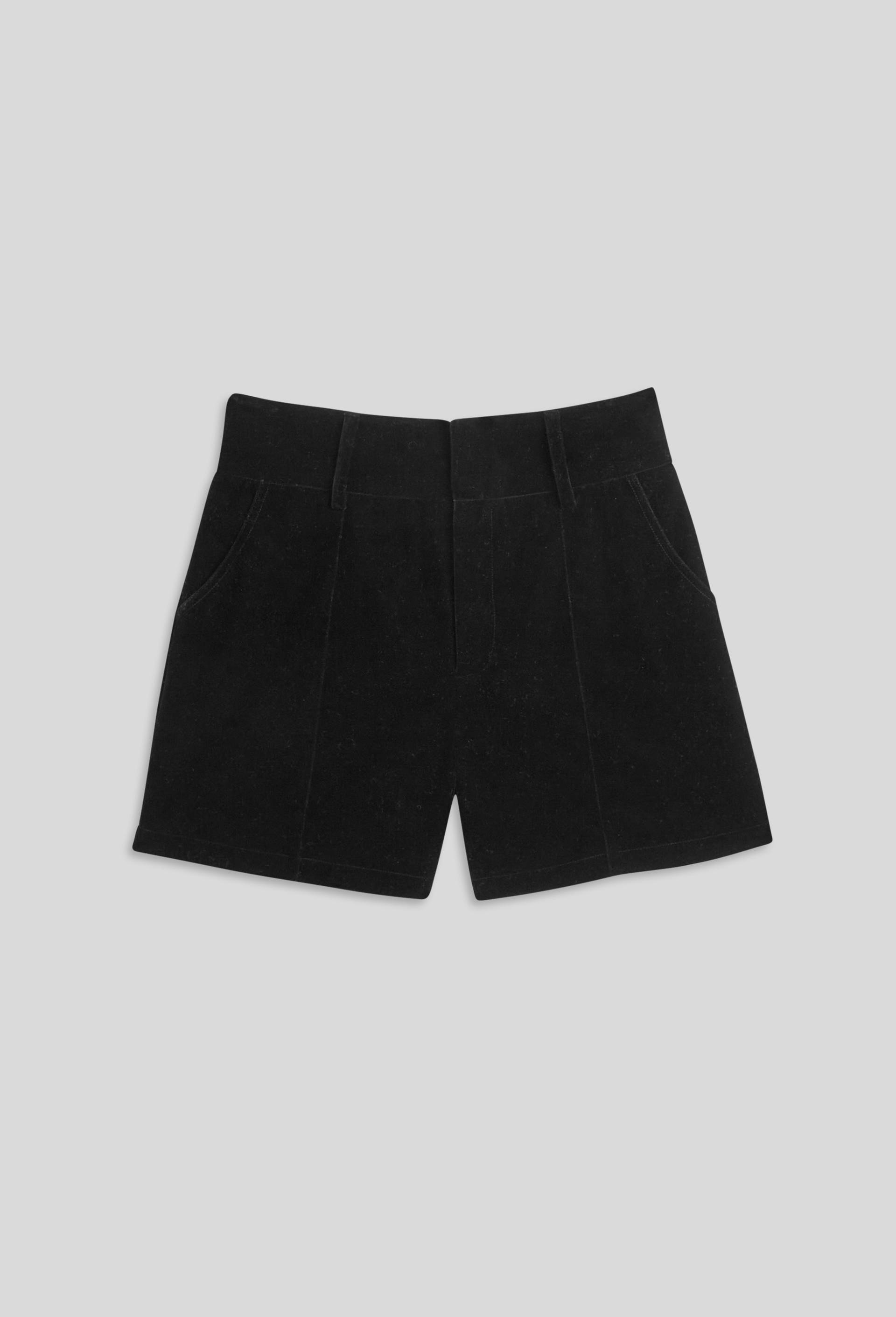 Short en velours, Noir, large image number 2