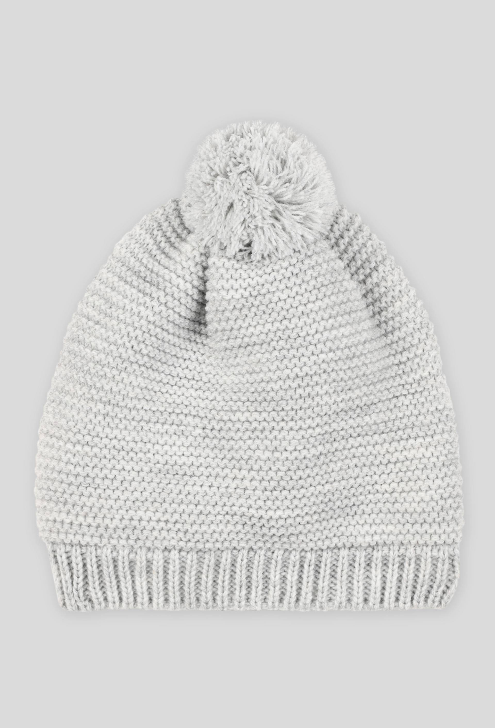 Bonnet maille F, Gris, large image number 0.0