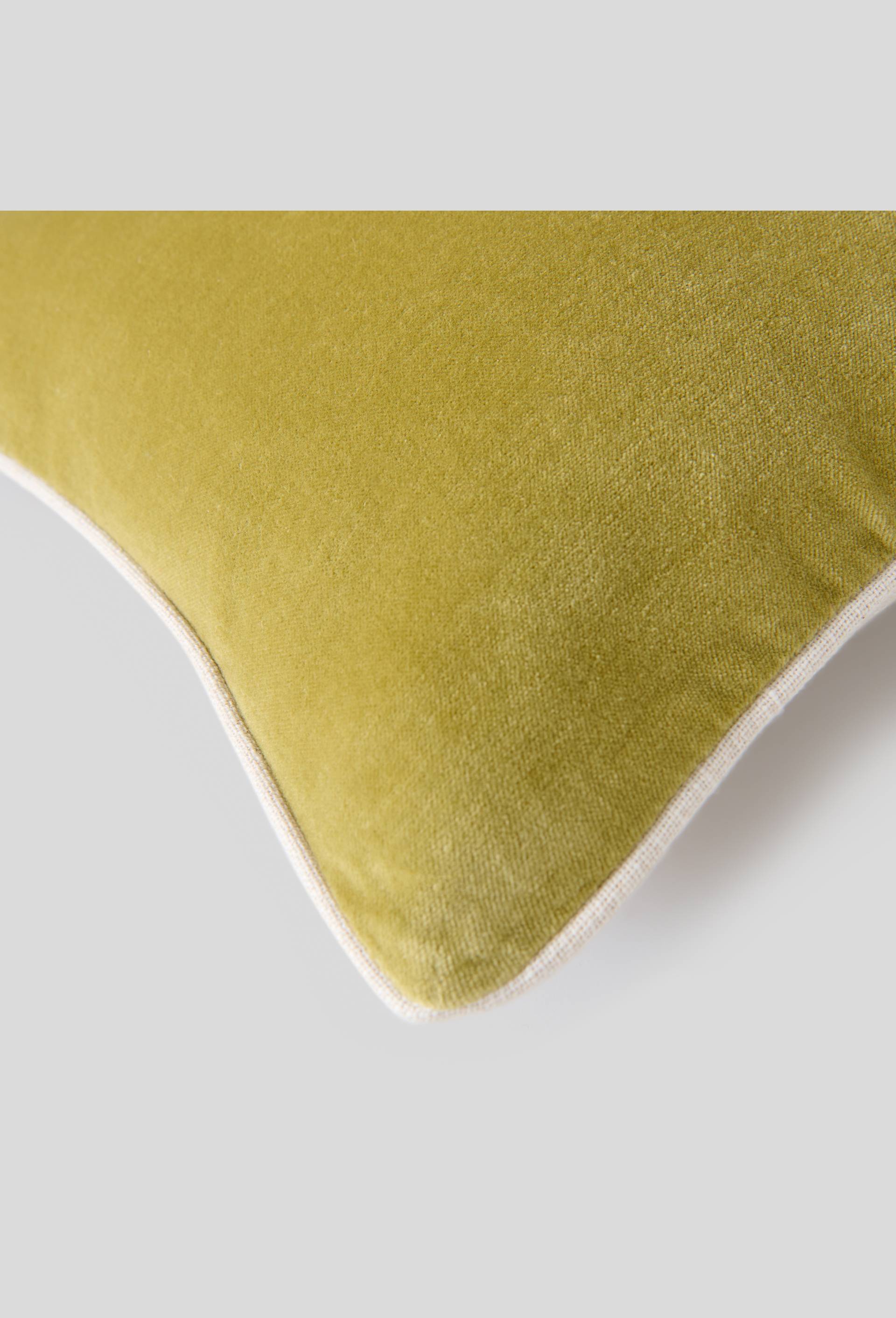 Coussin en velours, Vert, large image number 1.0