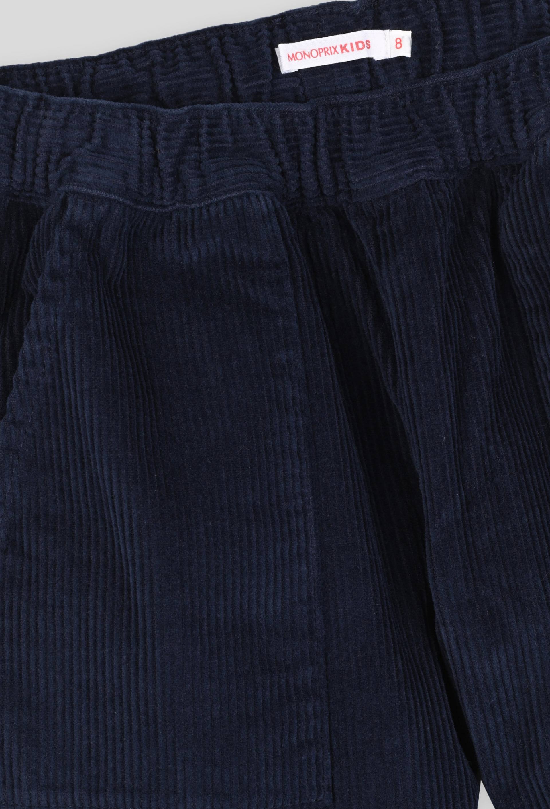 Pantalon retroussé certifié Oekotex, Bleu foncé, large image number 2