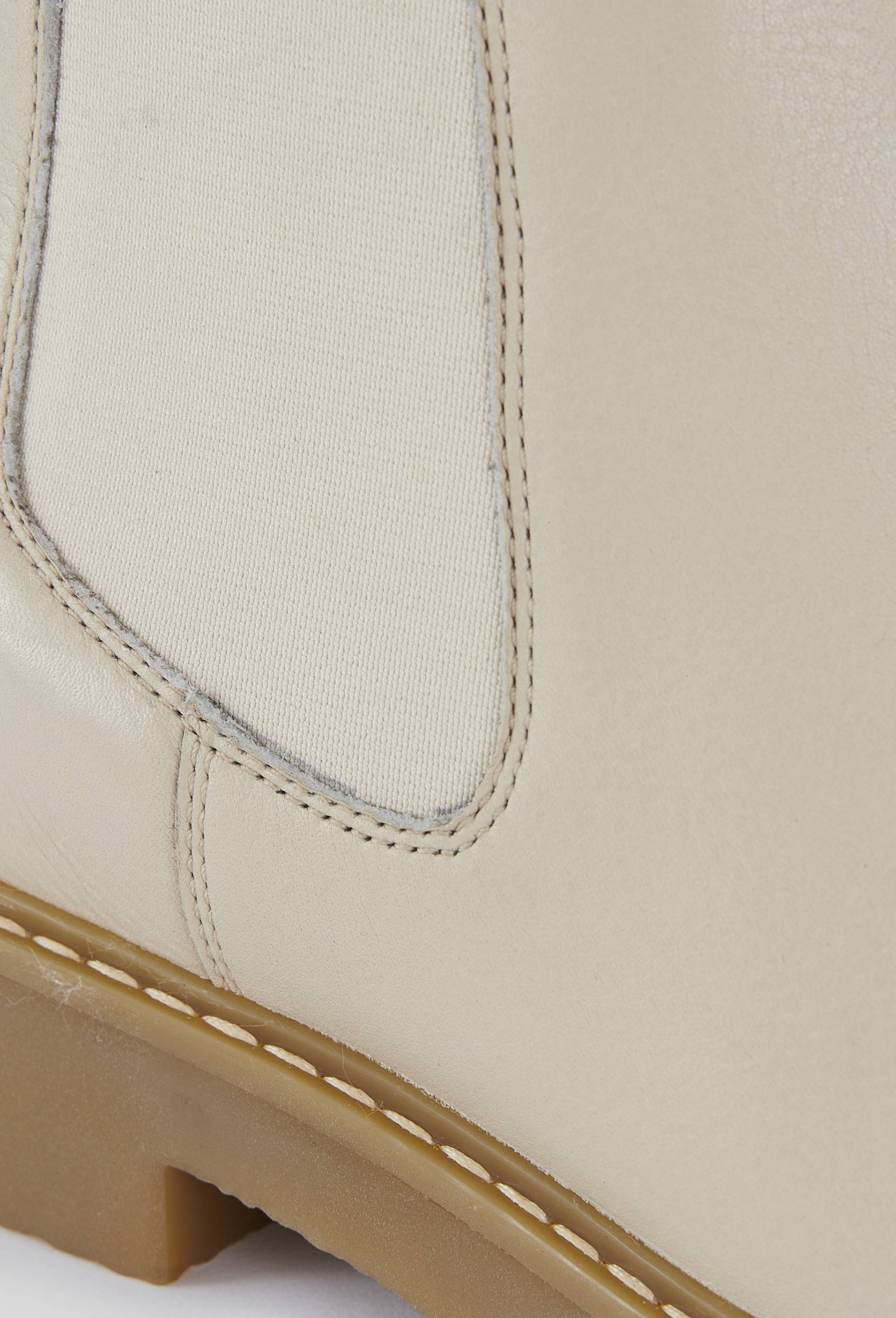 Bottines plates, cuir responsable, Beige clair, large image number 2