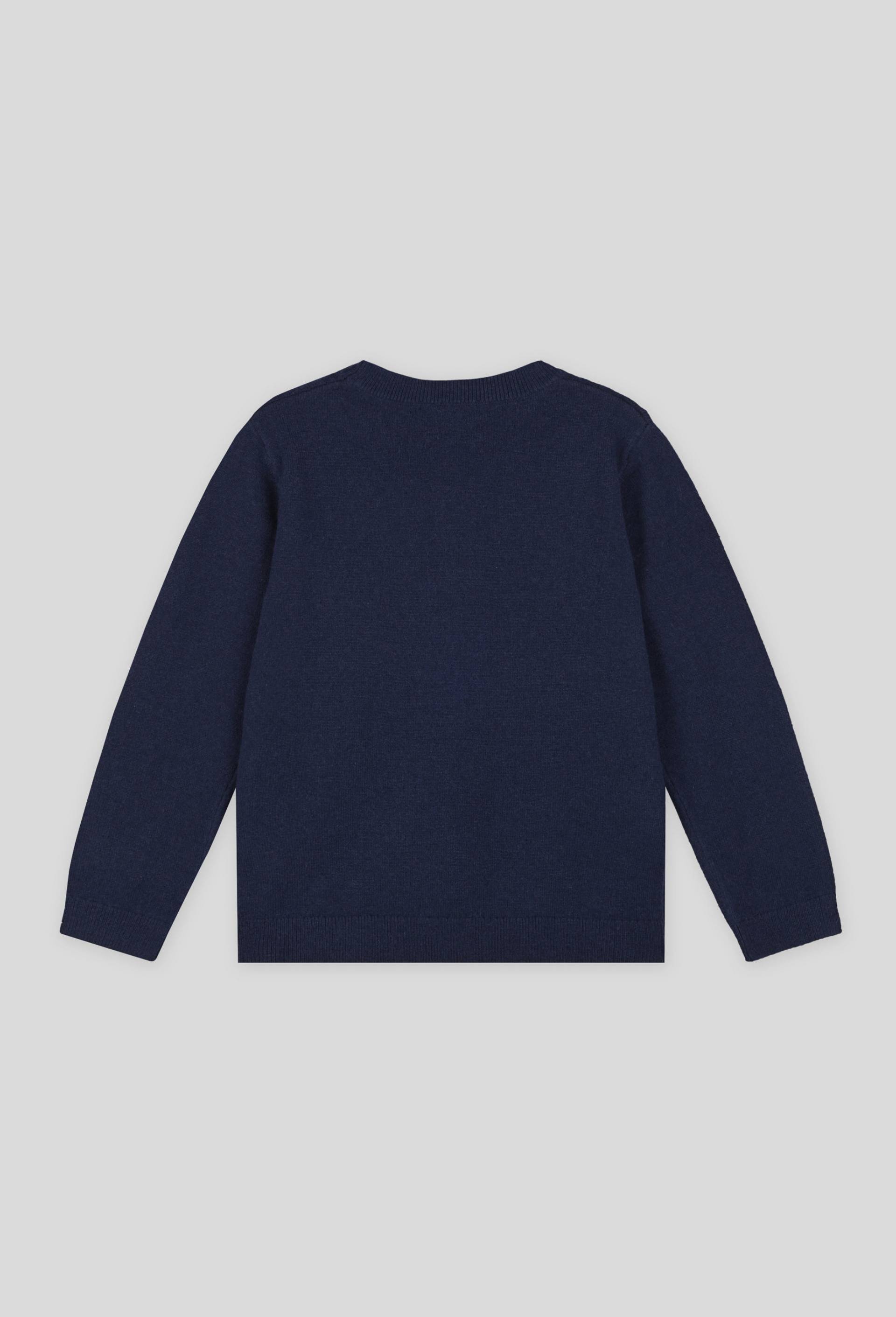 Pull en maille certifié Oekotex, Bleu foncé, large image number 1